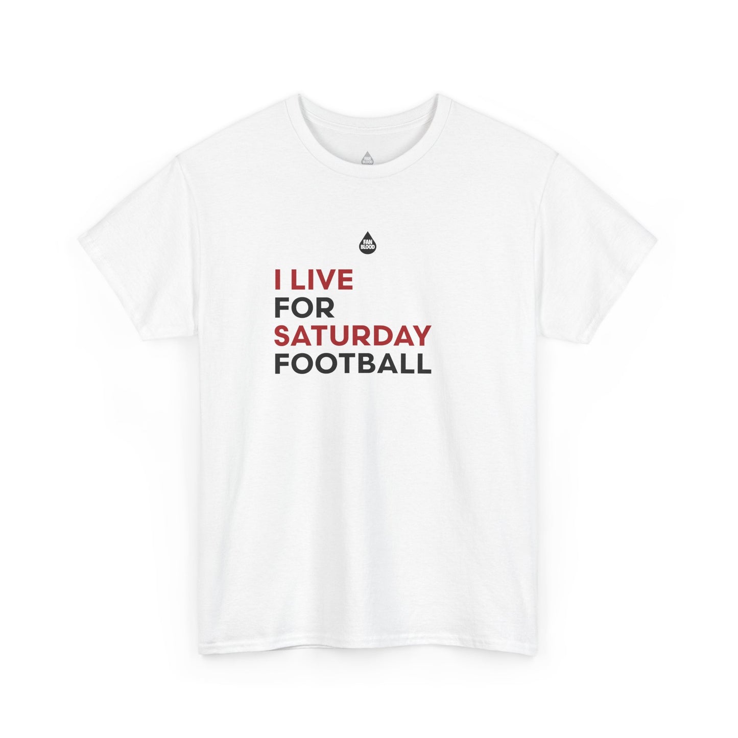 Cardinal & Black Saturday Football T-Shirt