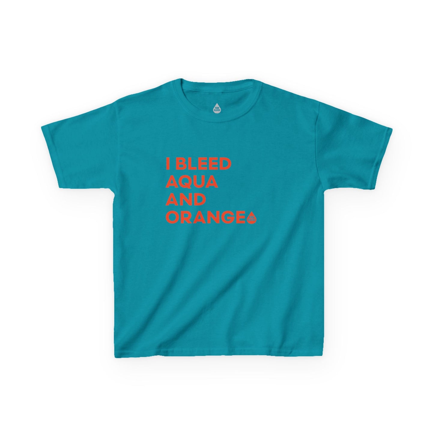 I Bleed Aqua & Orange Kid's T