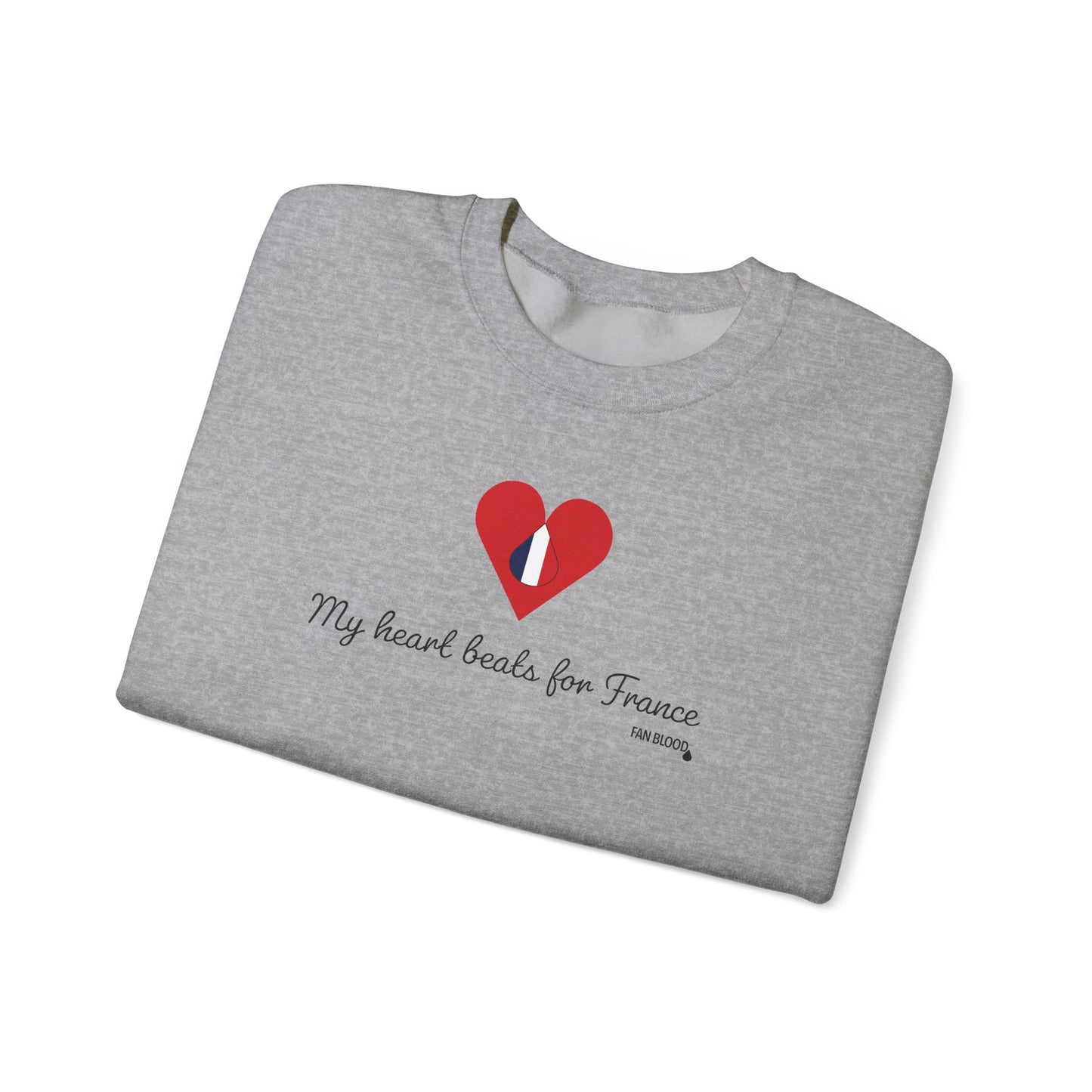 France Heart Beats Sweatshirt
