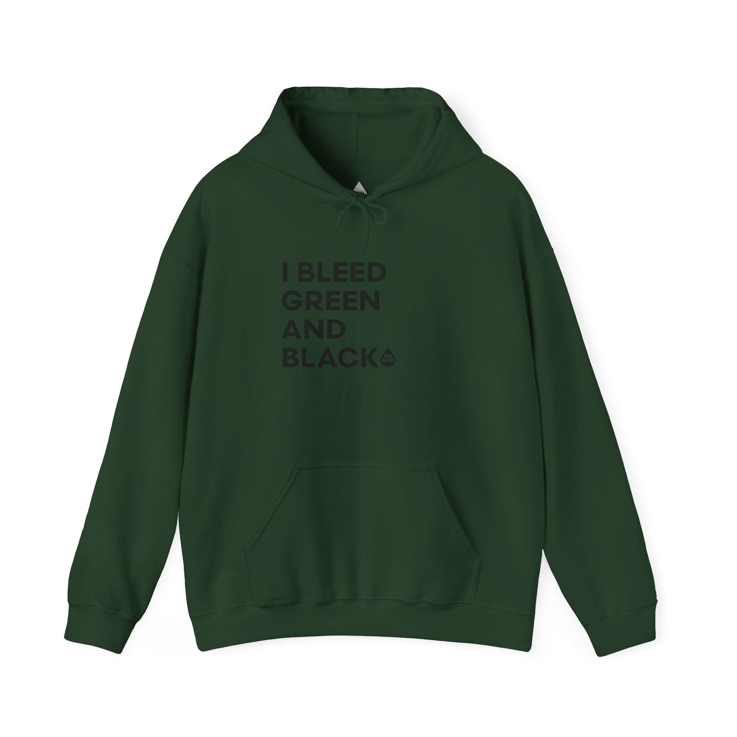 I Bleed Green & Black Hoodie