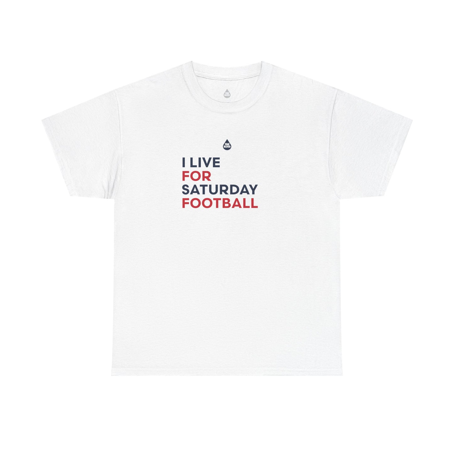 Crimson & Navy Saturday Football T-Shirt