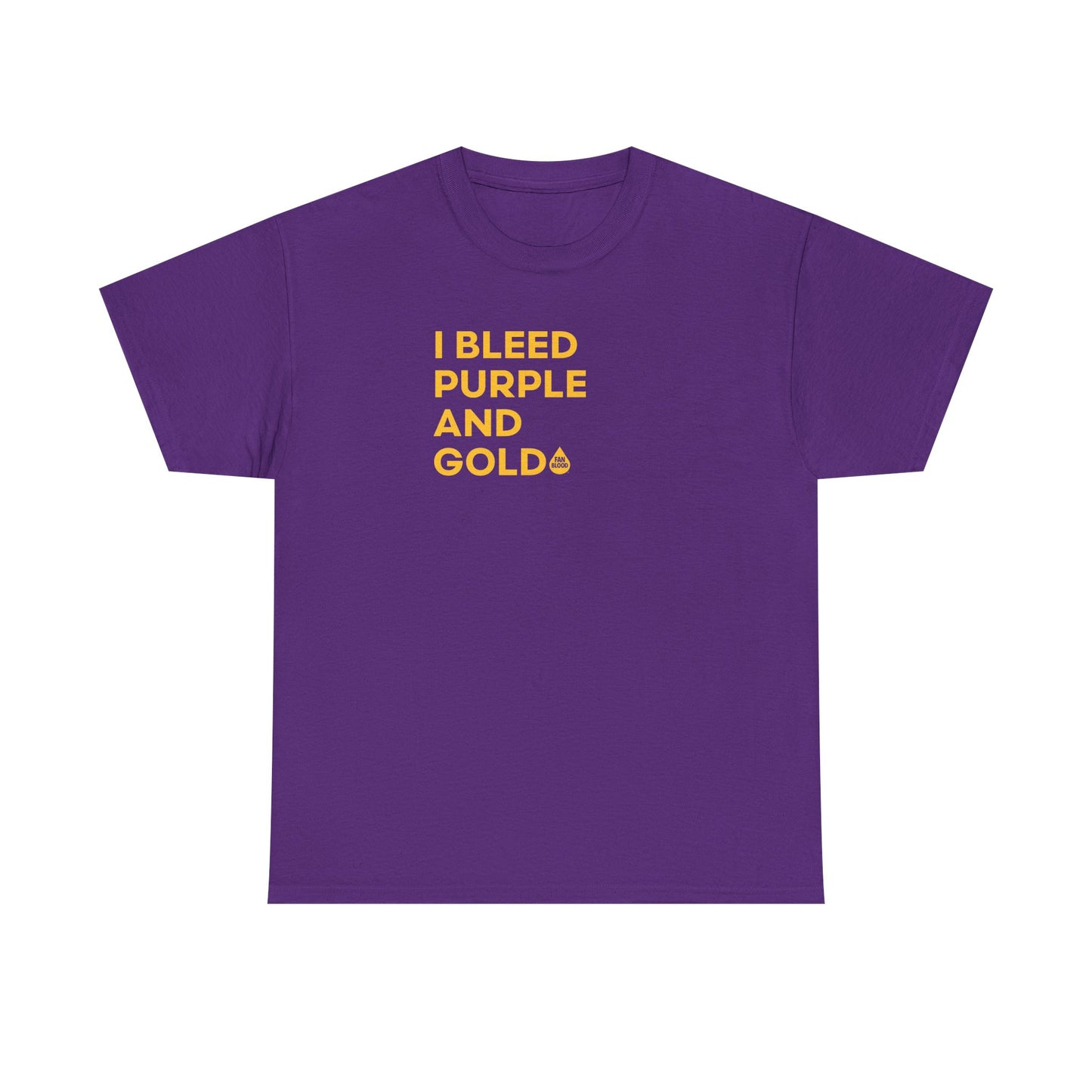 I Bleed Purple & Gold T-Shirt