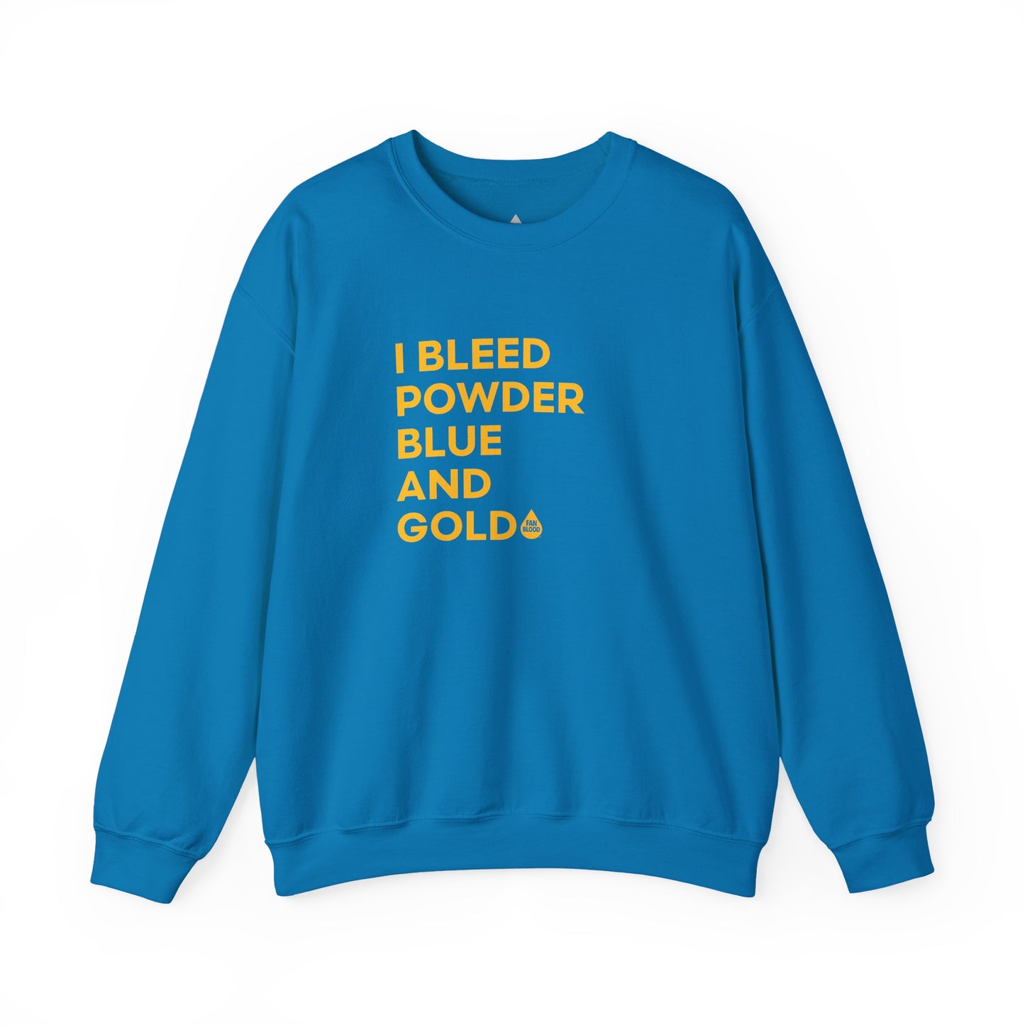 I Bleed Powder Blue & Gold Sweatshirt