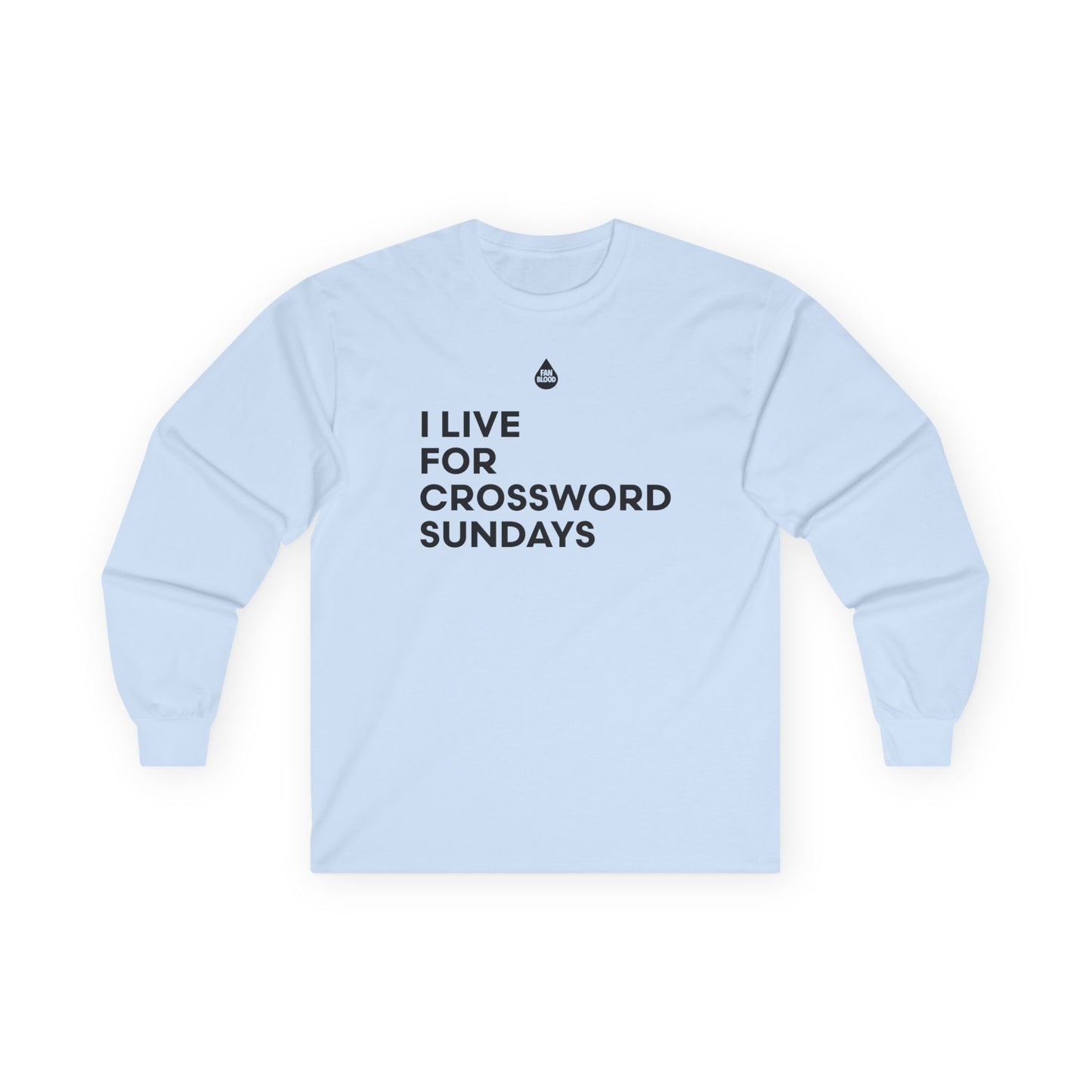 Live For Crossword Sundays Long Sleeve T