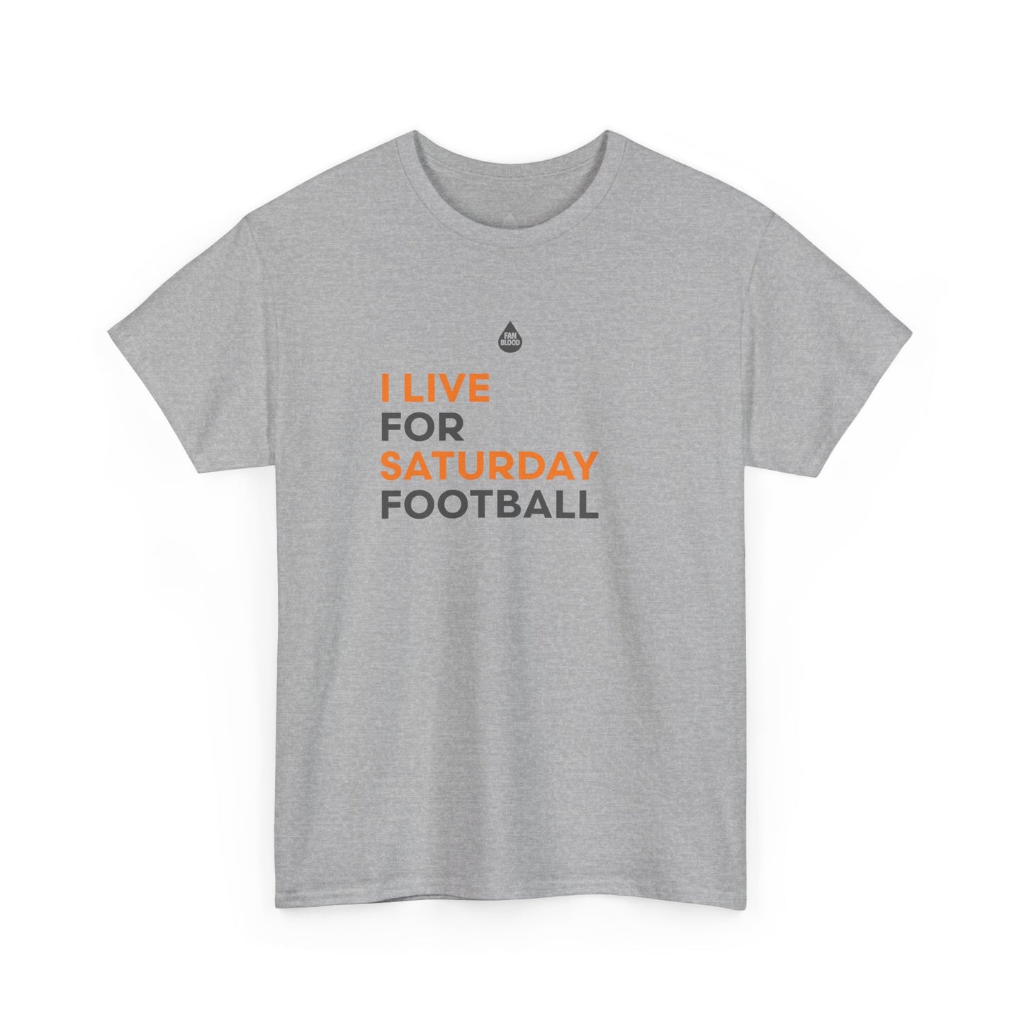 Orange & Gray Saturday Football T-Shirt