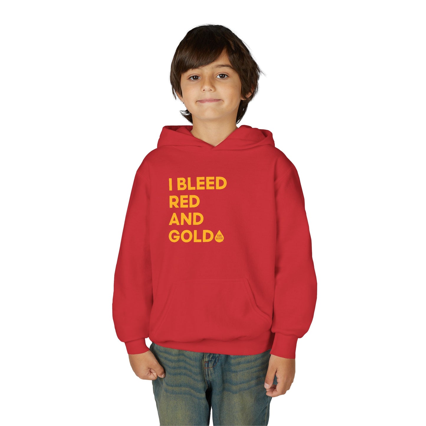 I Bleed Red & Gold Midwest Kid's Hoodie
