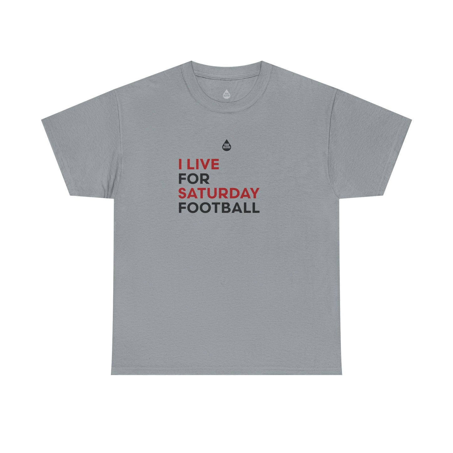 Cardinal & Black Saturday Football T-Shirt