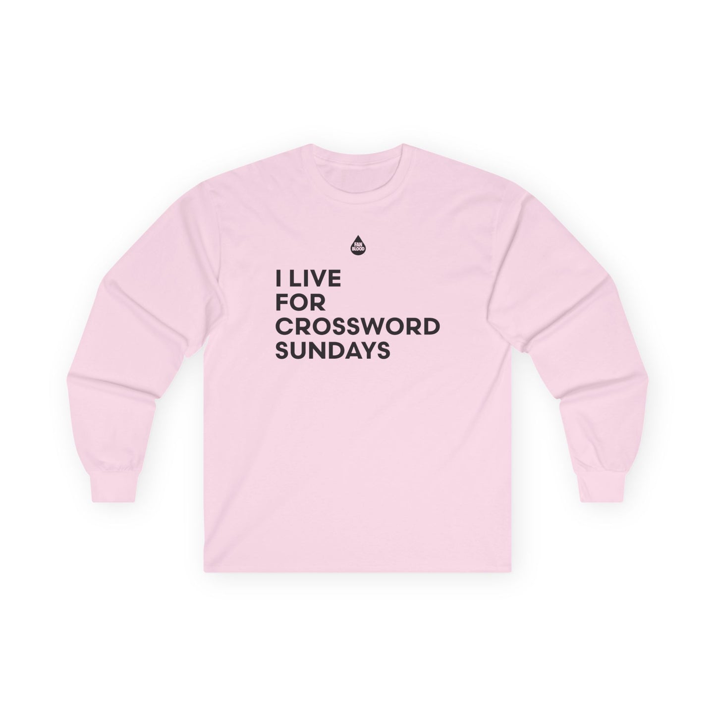 Live For Crossword Sundays Long Sleeve T