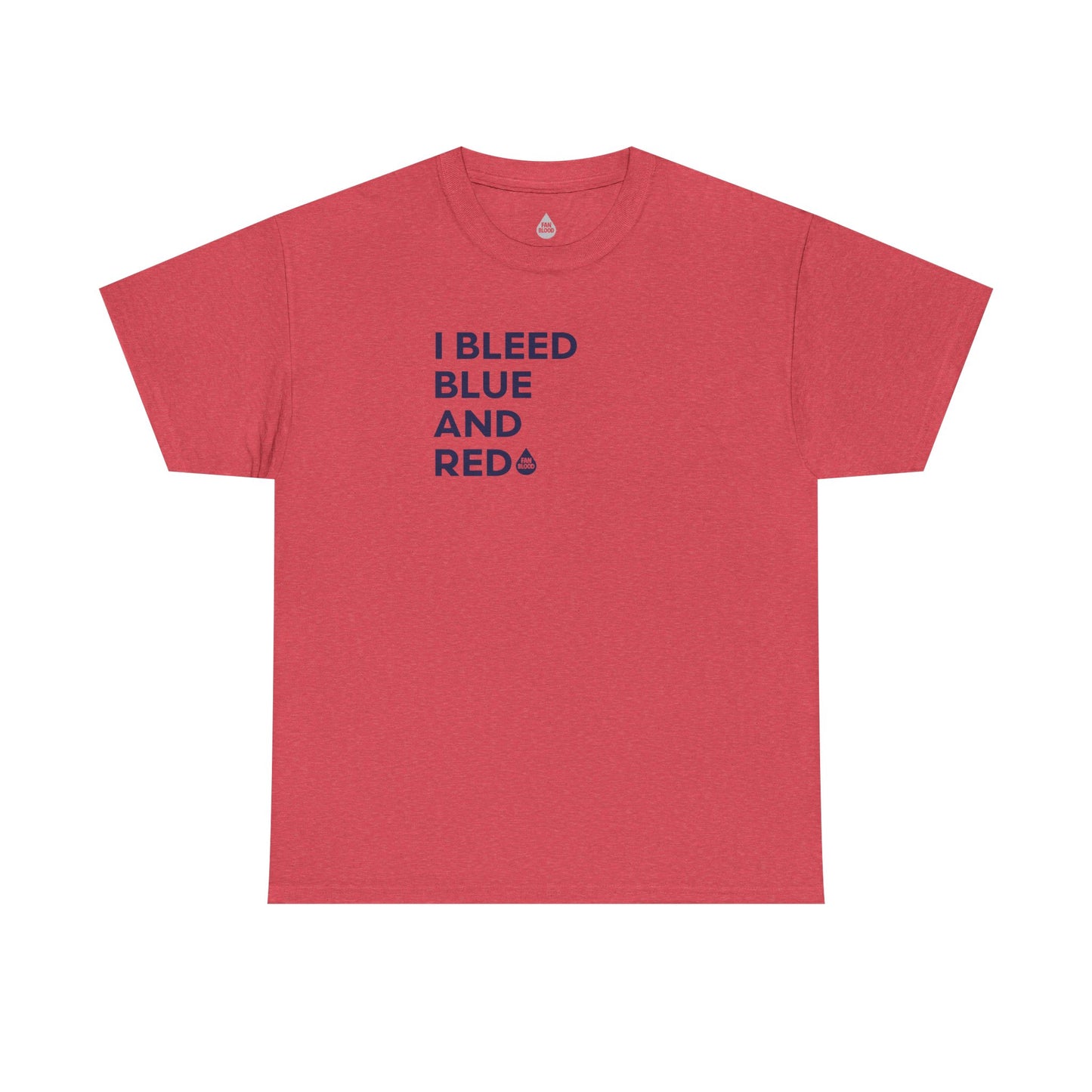 I Bleed Blue & Red T-Shirt