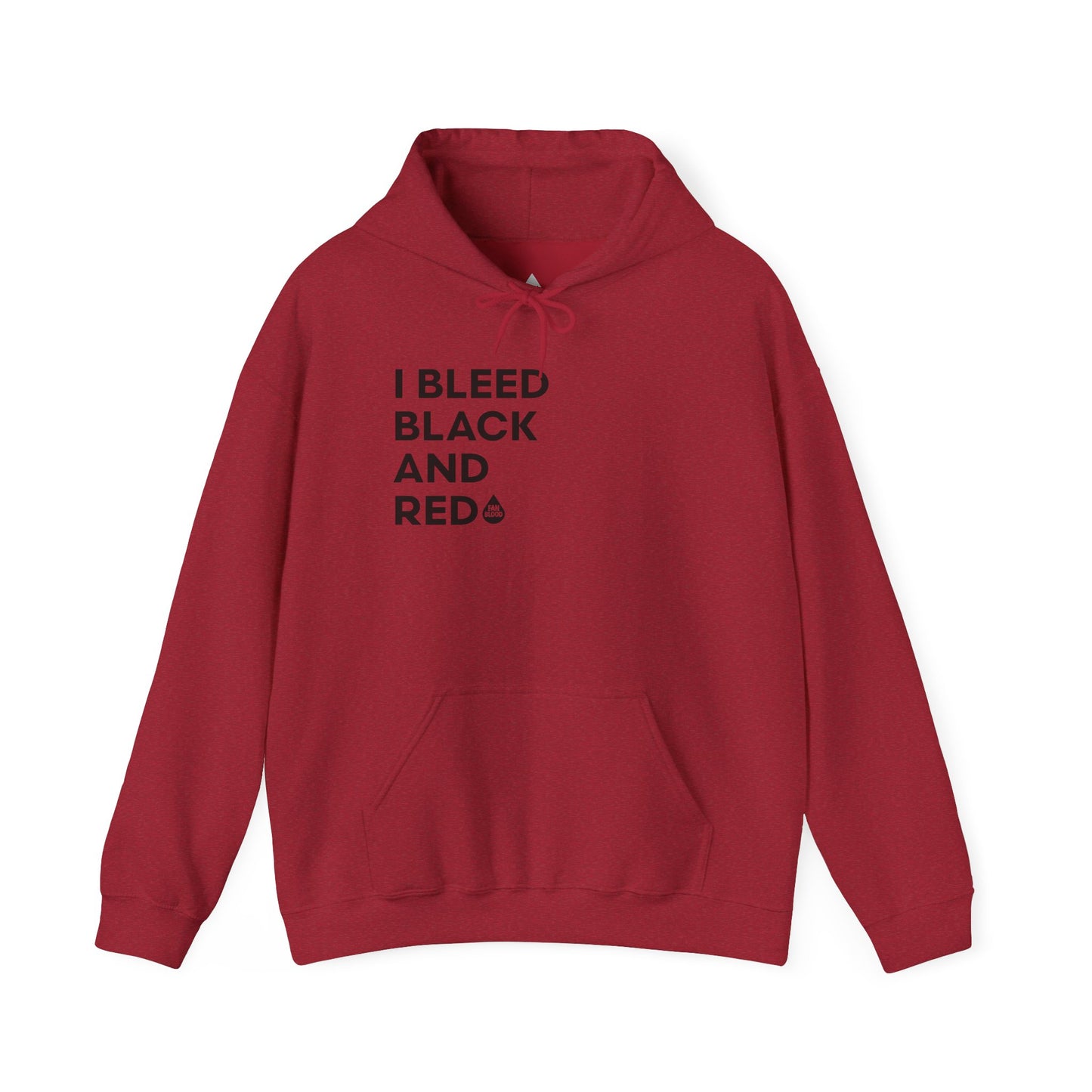 I Bleed Black & Red Hoodie