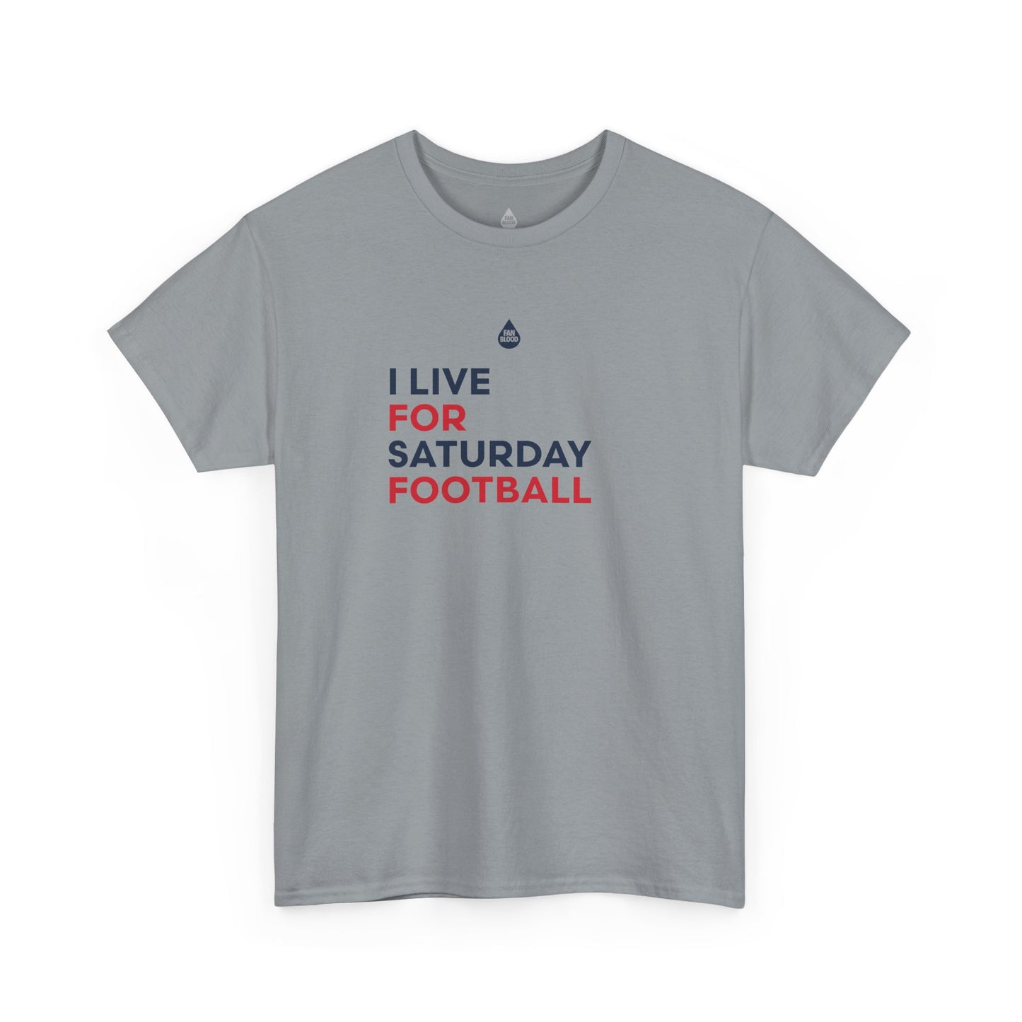 Crimson & Navy Saturday Football T-Shirt