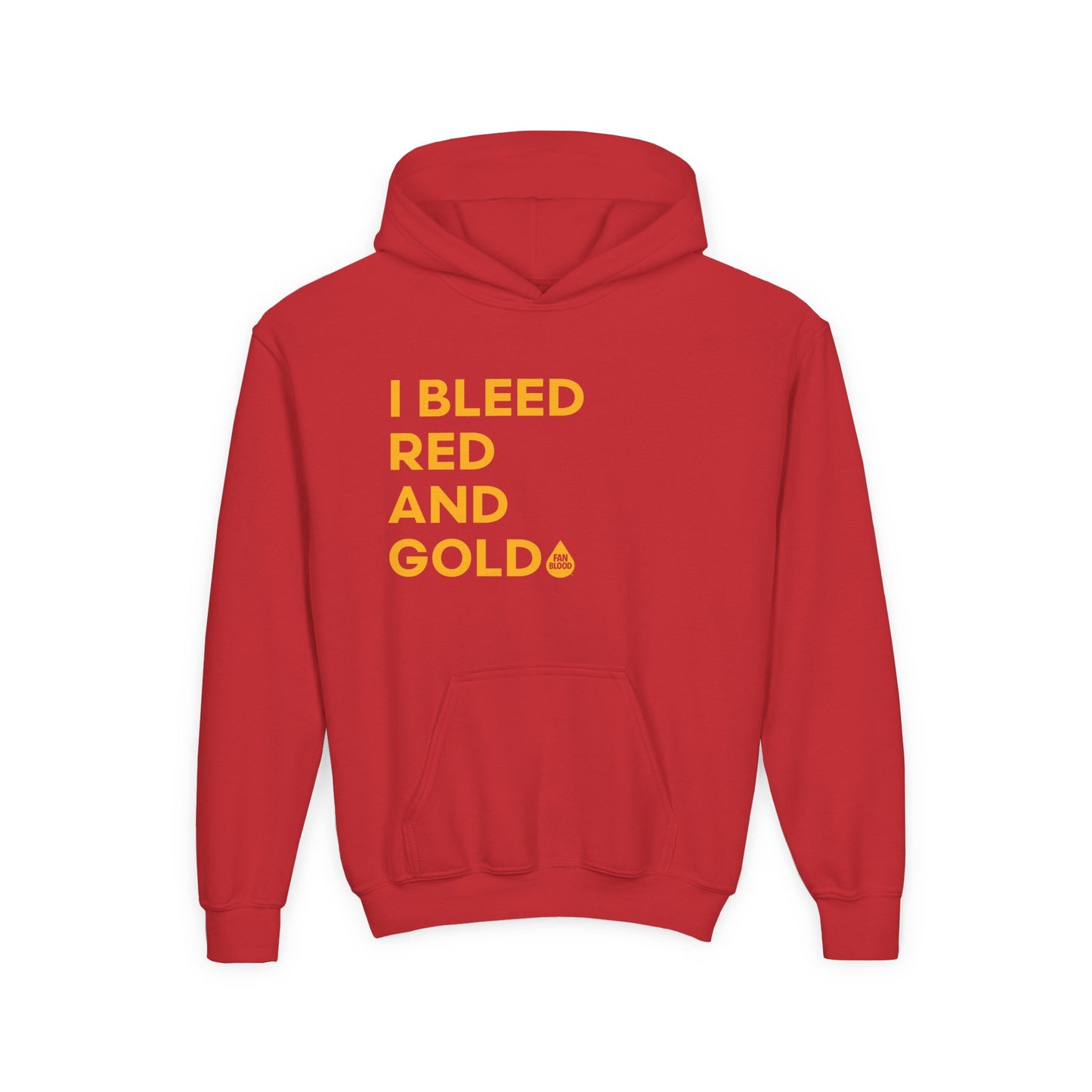 I Bleed Red & Gold Midwest Kid's Hoodie