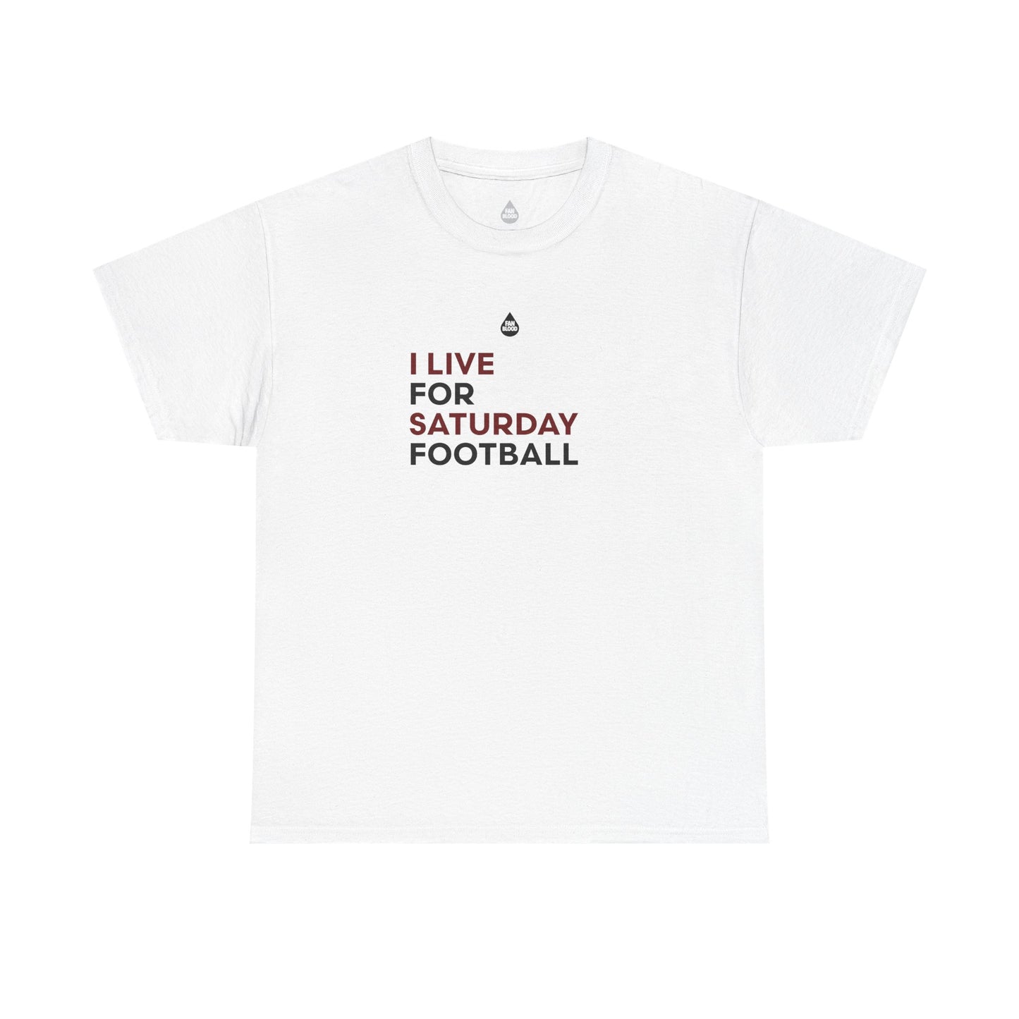 Garnet & Black Saturday Football T-Shirt