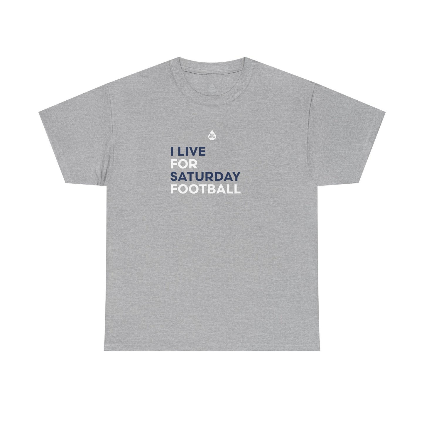 Navy & White Saturday Football T-Shirt