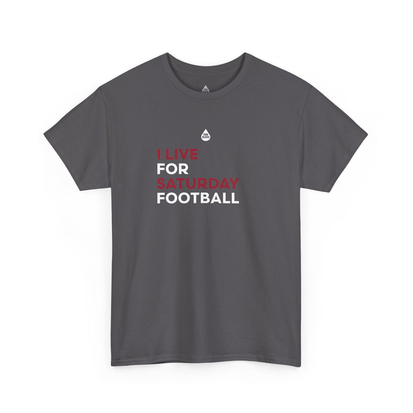 Cardinal & White Saturday Football T-Shirt