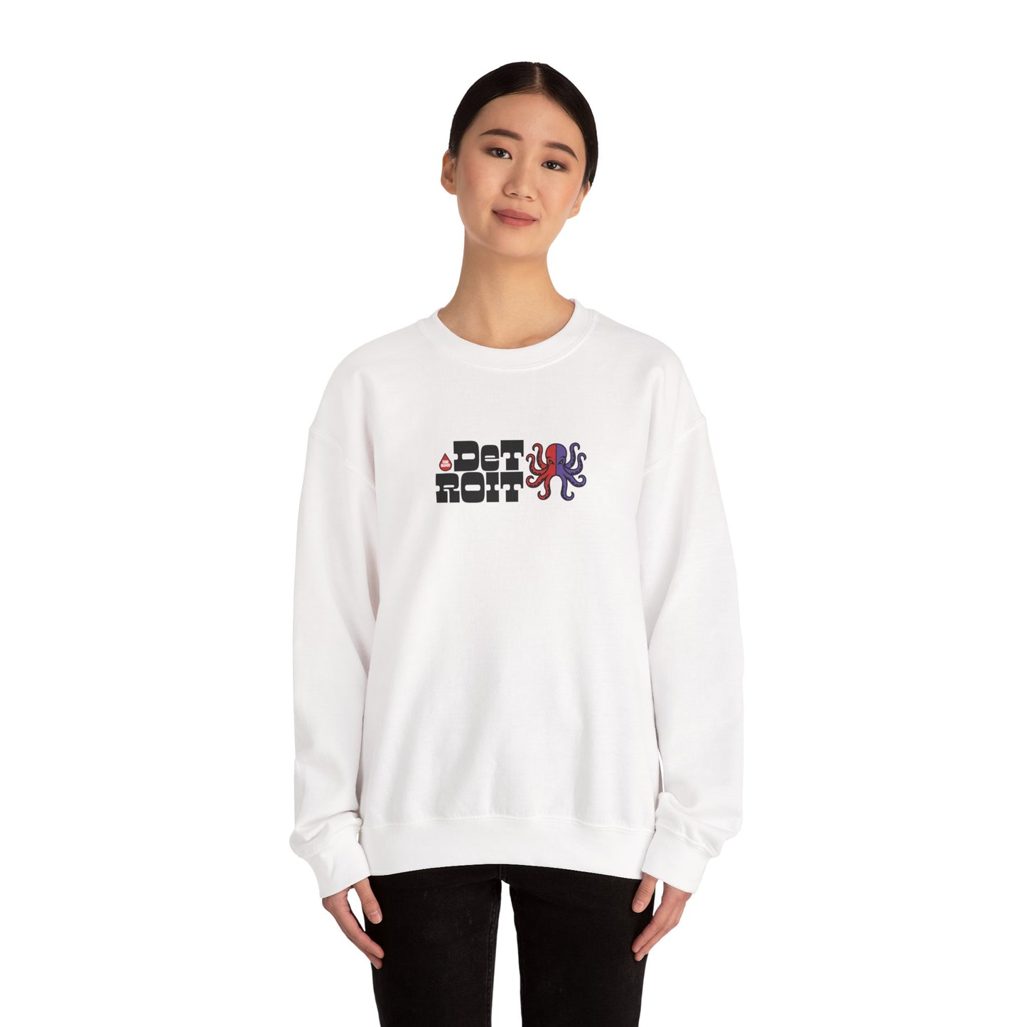 Retro Detroit Hockey Sweatshirt