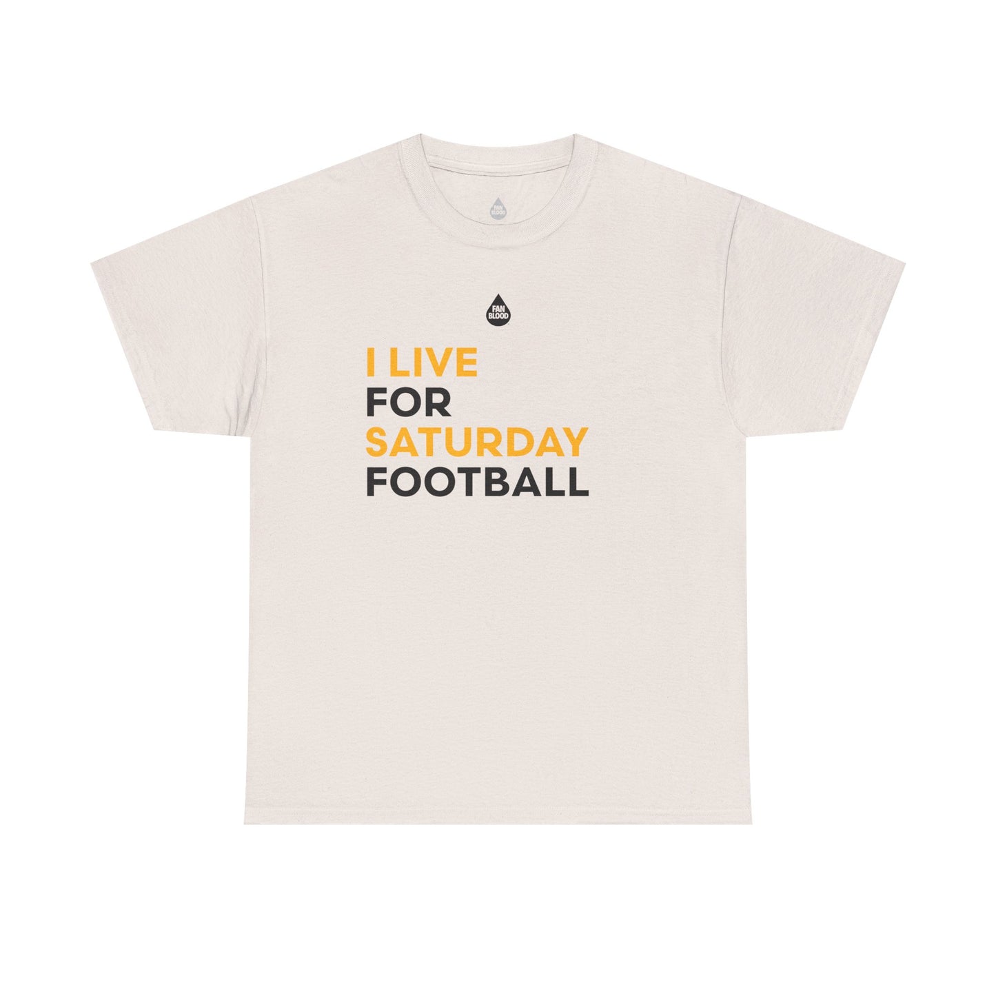 Gold & Black Saturday Football T-Shirt
