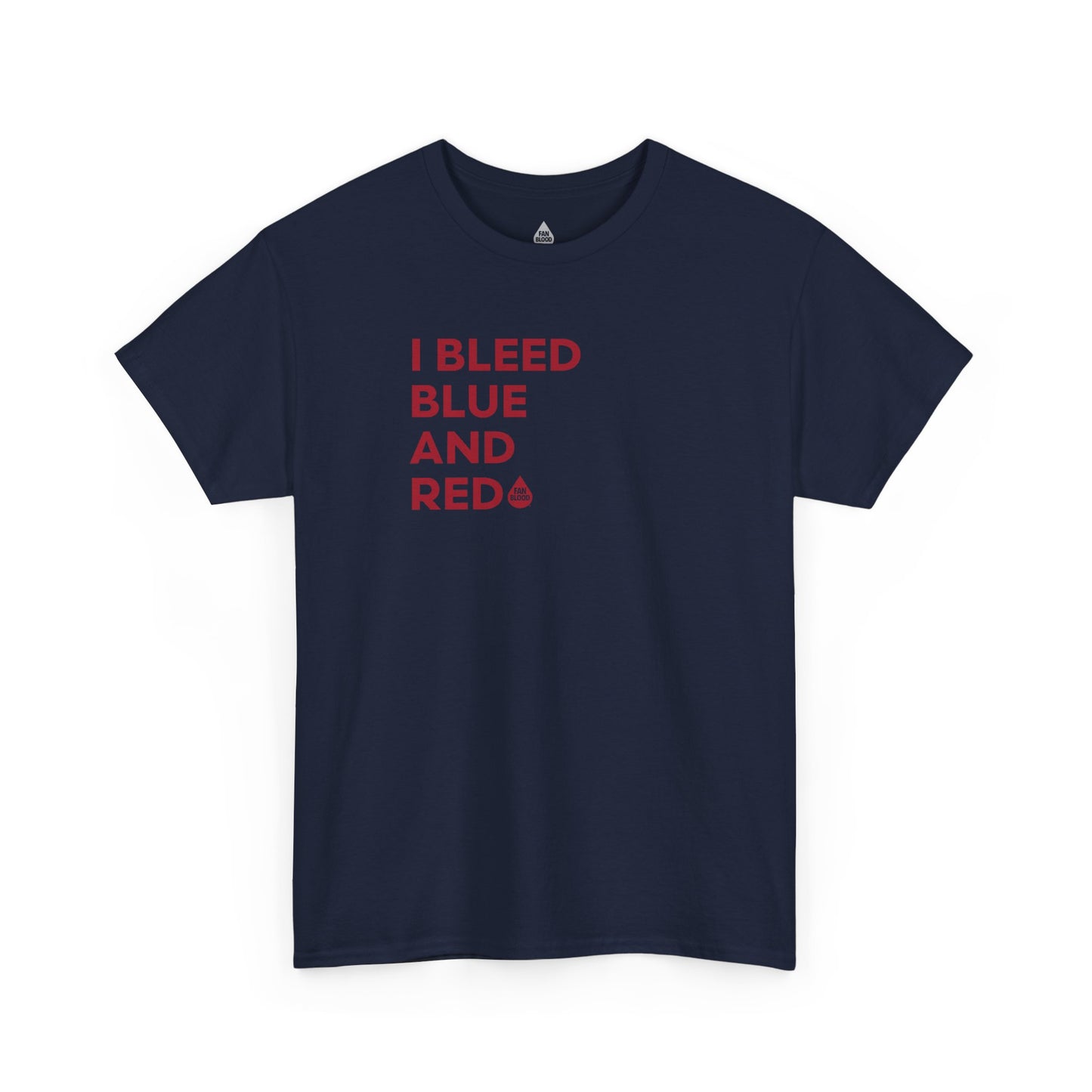 I Bleed Blue & Red T-Shirt