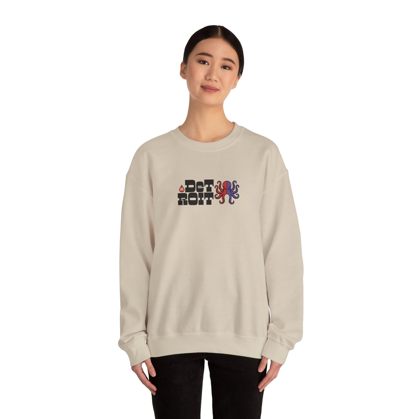 Retro Detroit Hockey Sweatshirt
