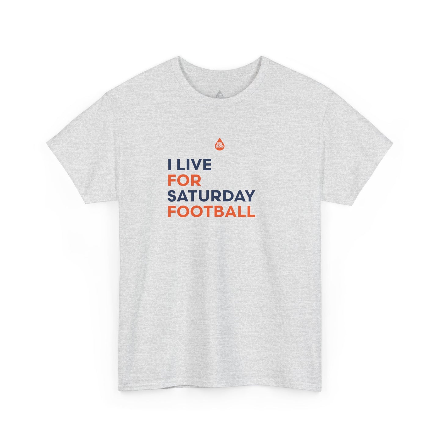 Orange & Blue Saturday Football T-Shirt