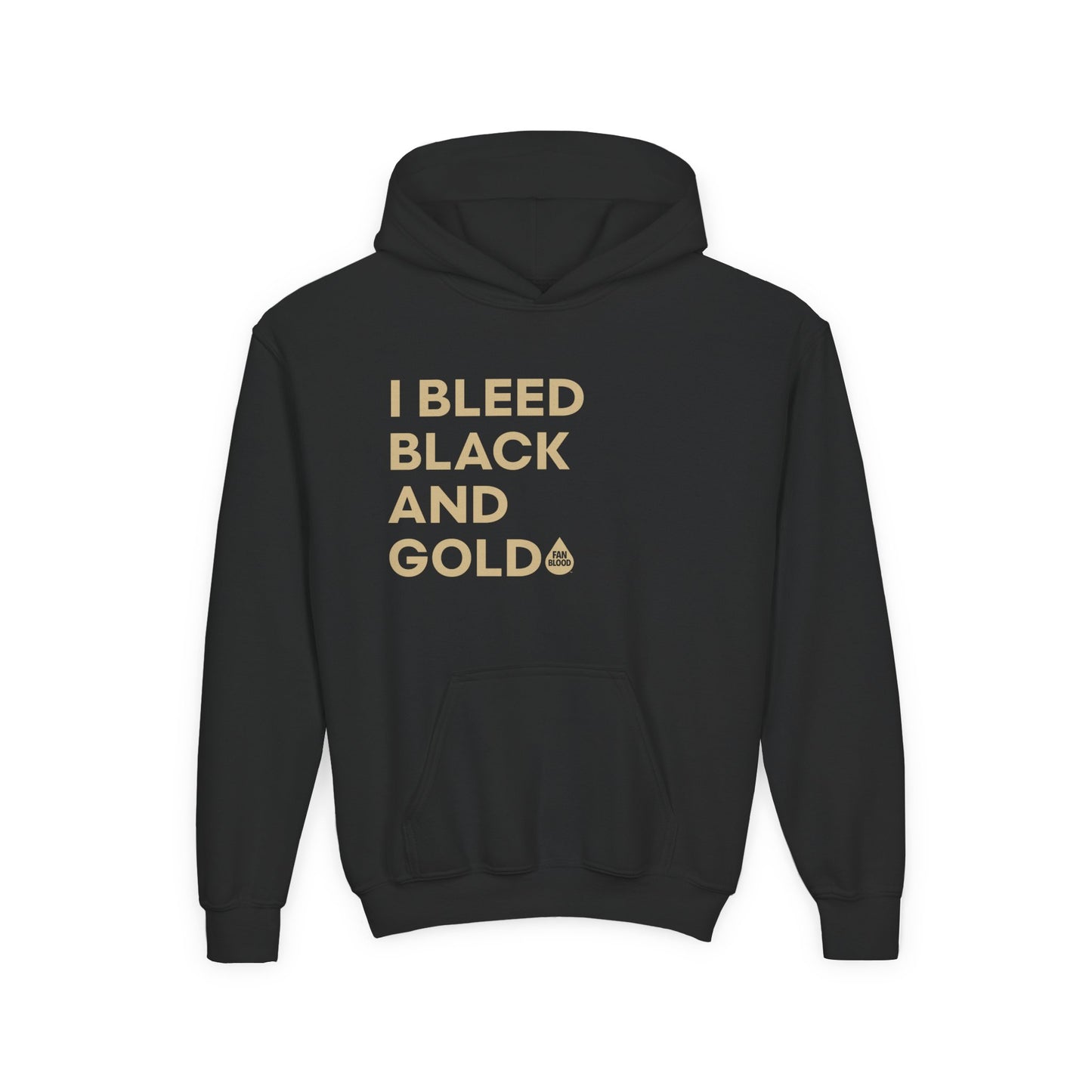I Bleed Black & Gold Kid's Hoodie
