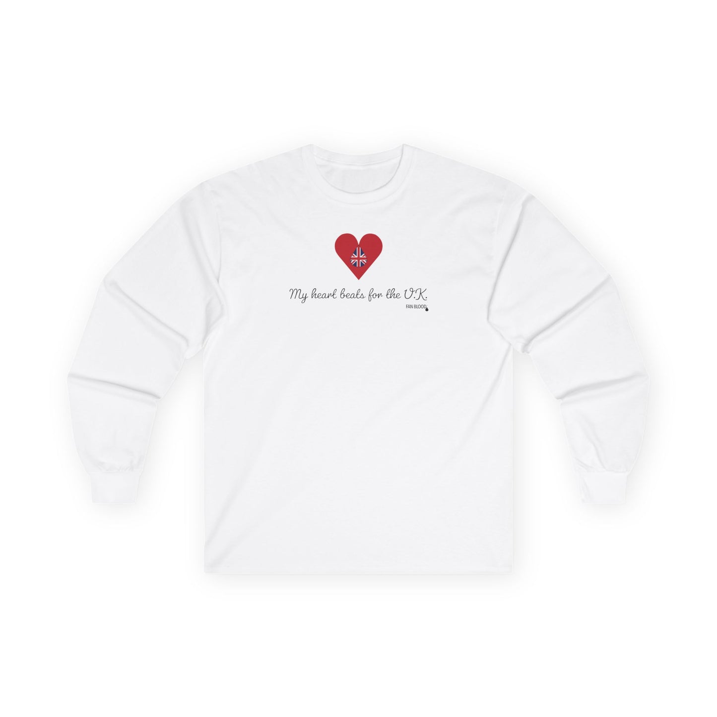 UK Heart Beats Long Sleeve T