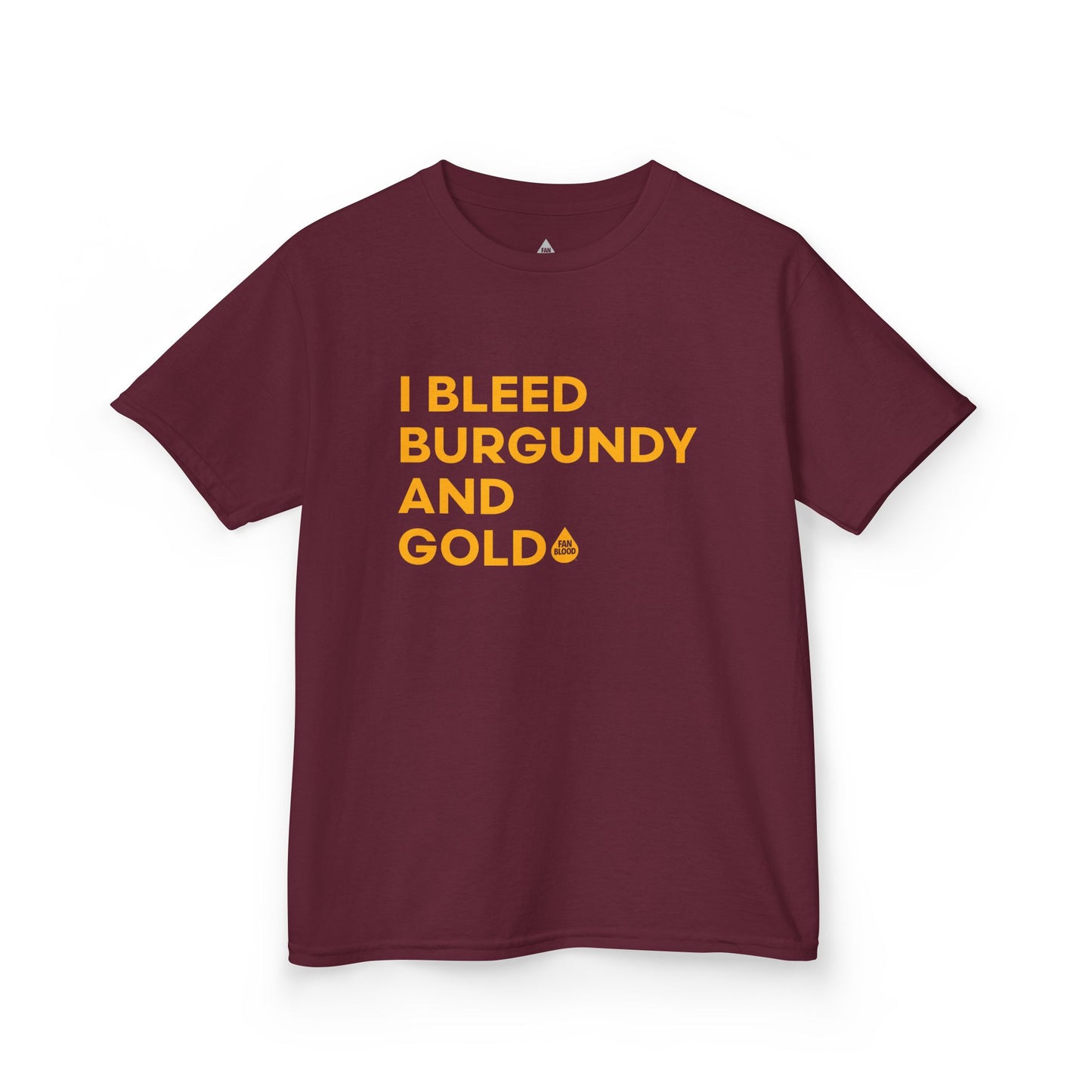 I Bleed Burgandy & Gold Kid's T
