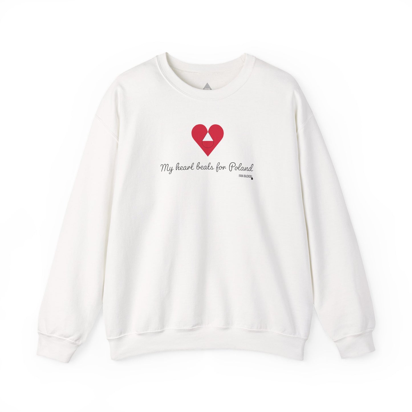 Poland Heart Beats Sweatshirt