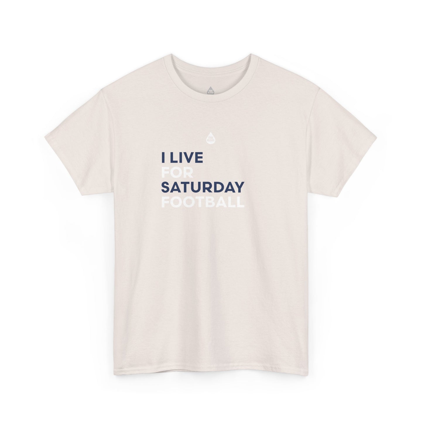 Navy & White Saturday Football T-Shirt