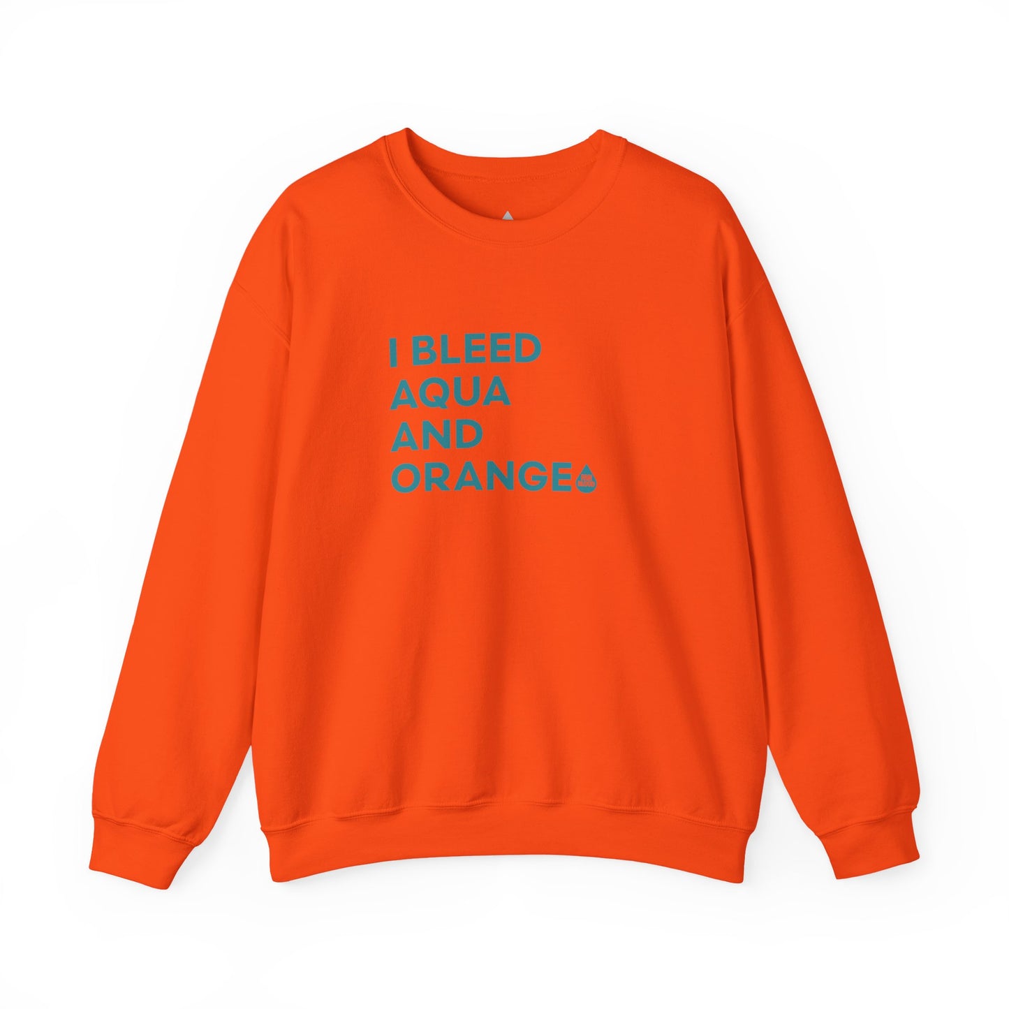 I Bleed Aqua & Orange Sweatshirt