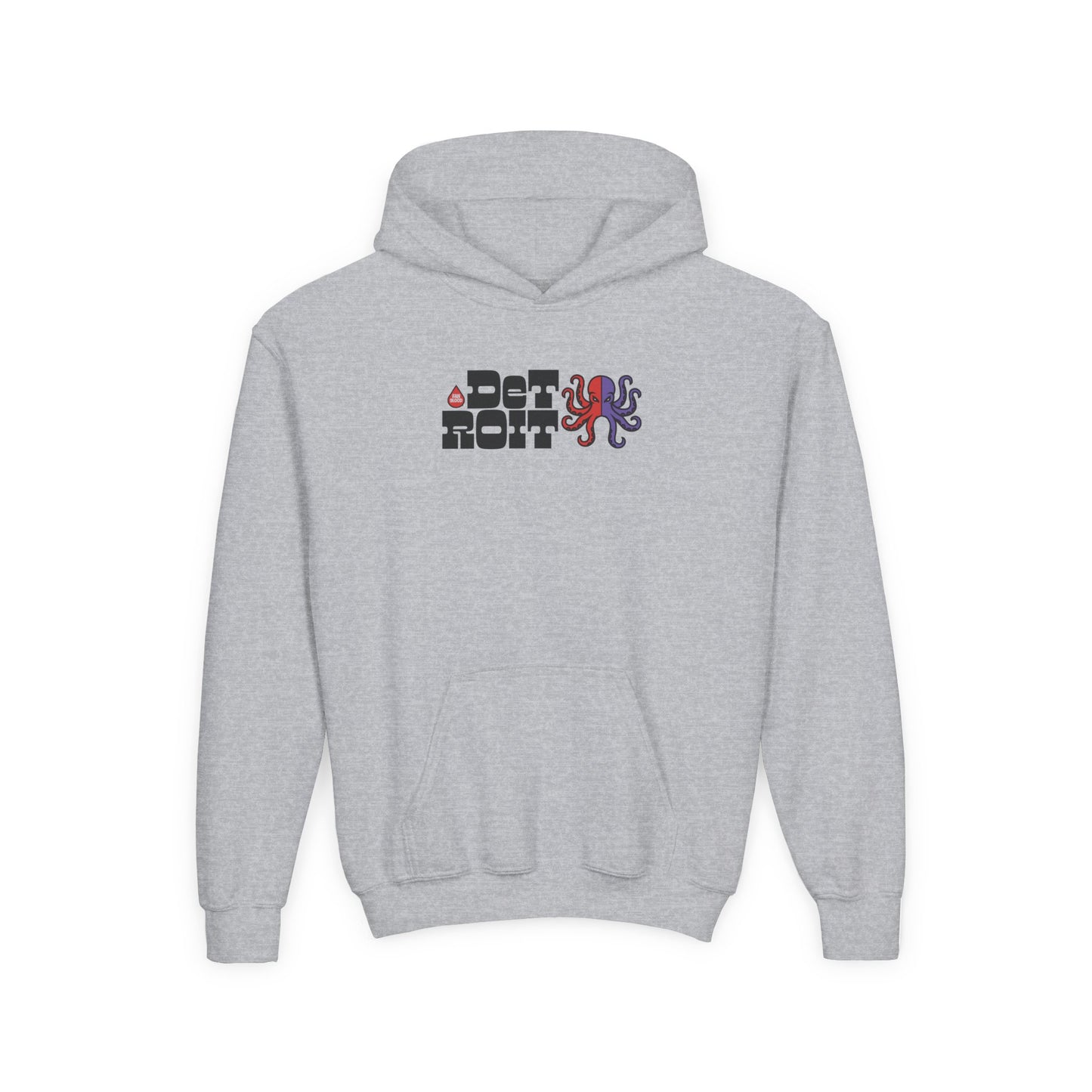 Retro Detroit Hockey Kid's Hoodie