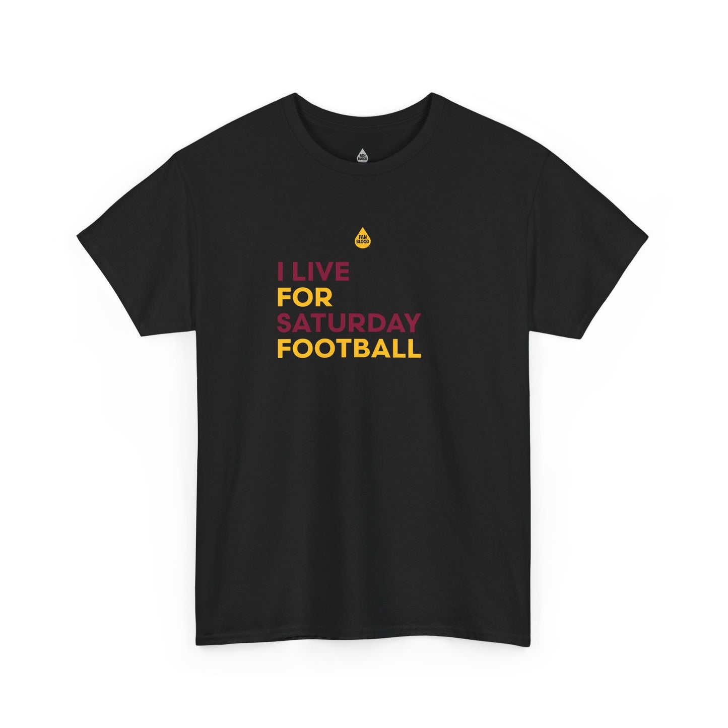 Maroon & Gold Saturday Football T-Shirt
