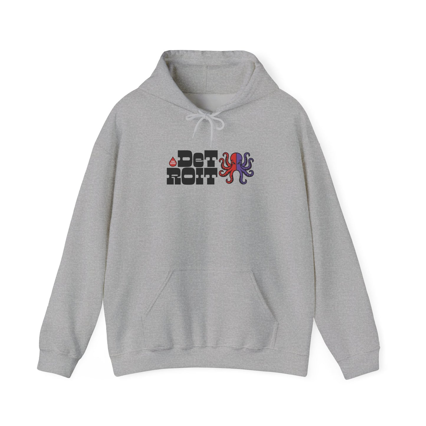 Retro Detroit Hockey Hoodie