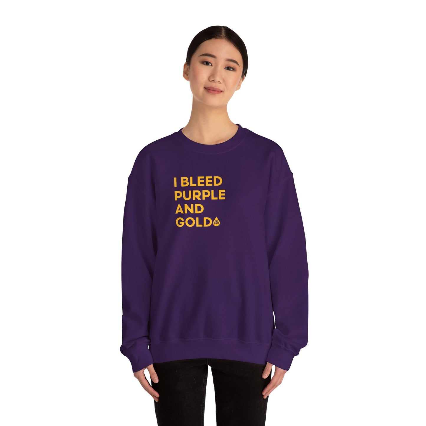 I Bleed Purple & Gold Sweatshirt