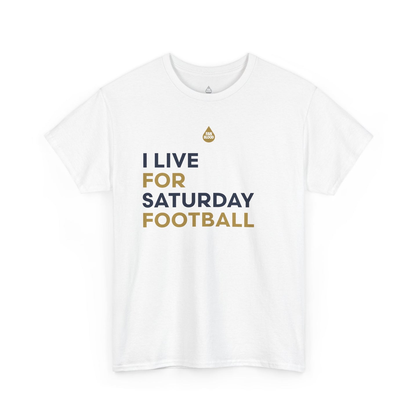 Blue & Gold Saturday Football T-Shirt