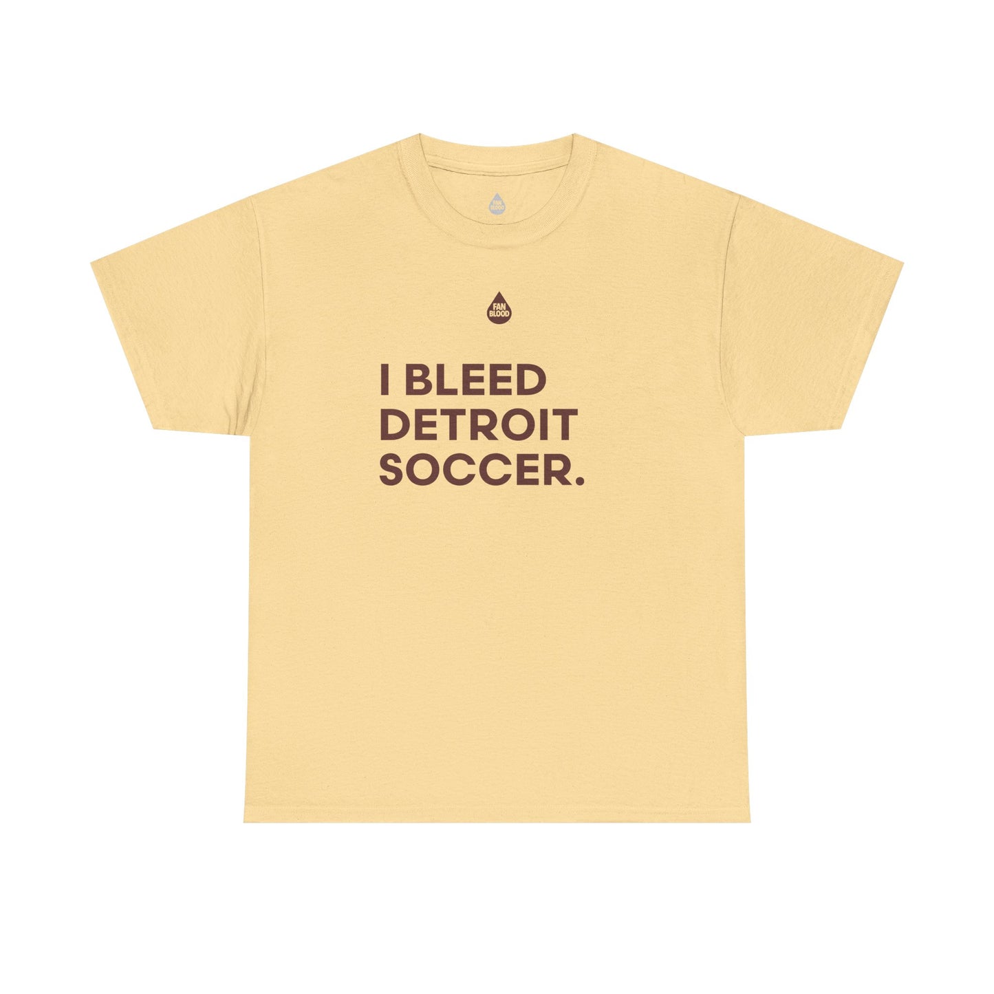 I Bleed Detroit Soccer T-Shirt