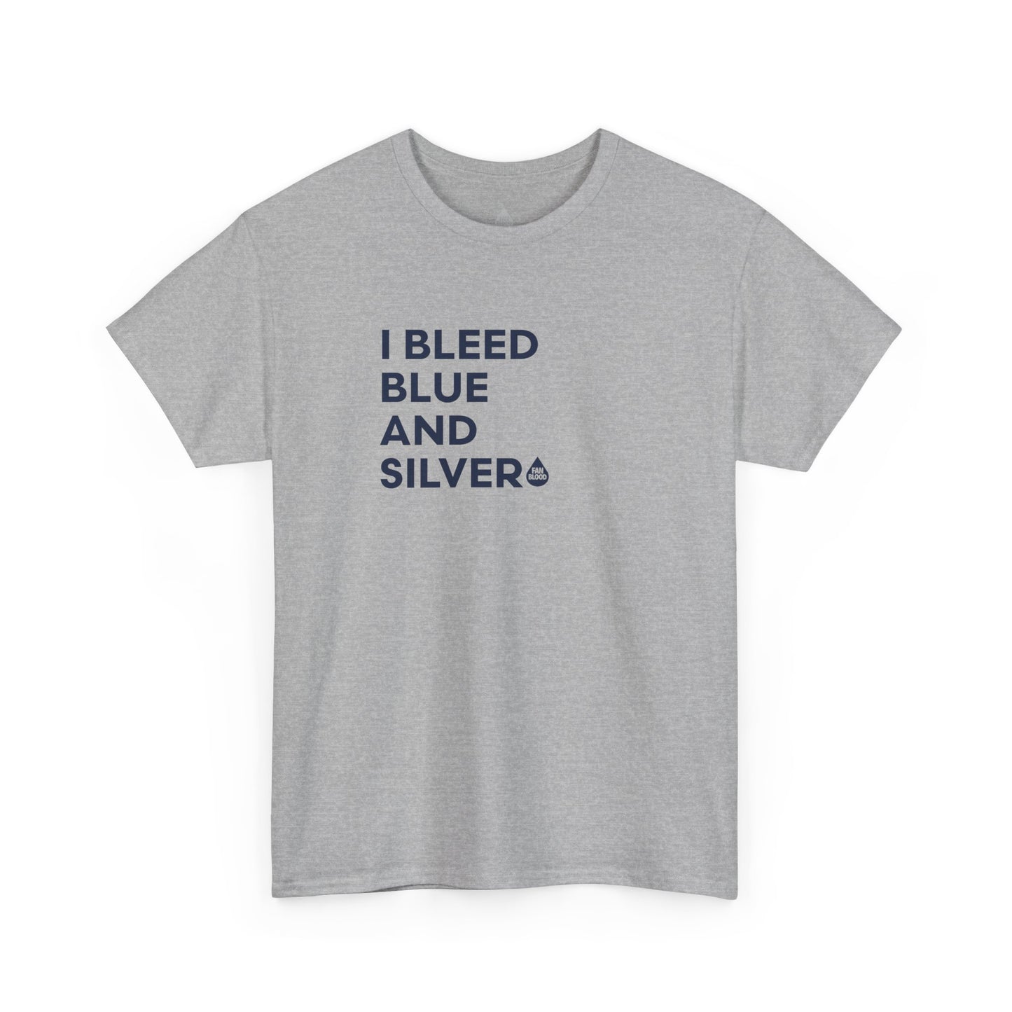 I Bleed Blue & Silver T-Shirt