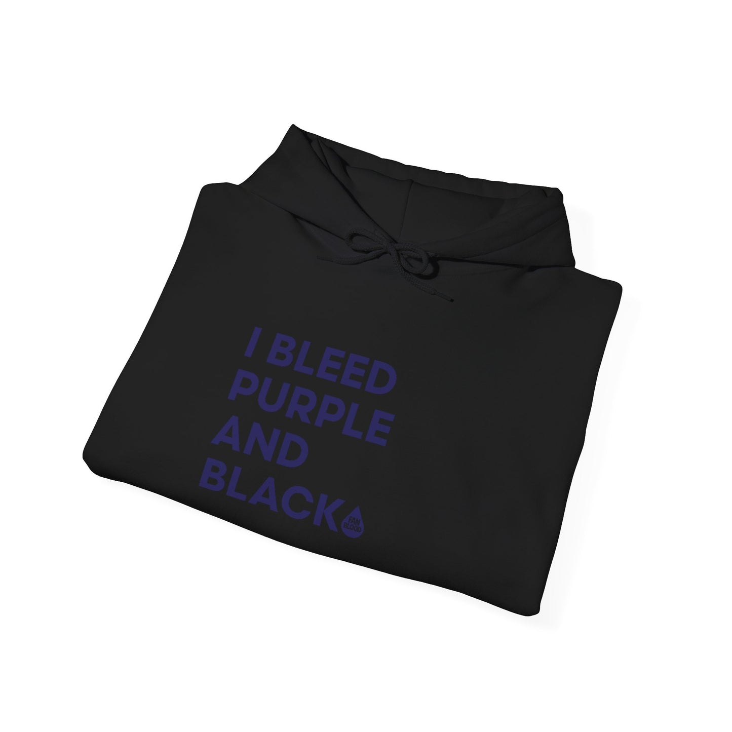 I Bleed Purple & Black Hoodie