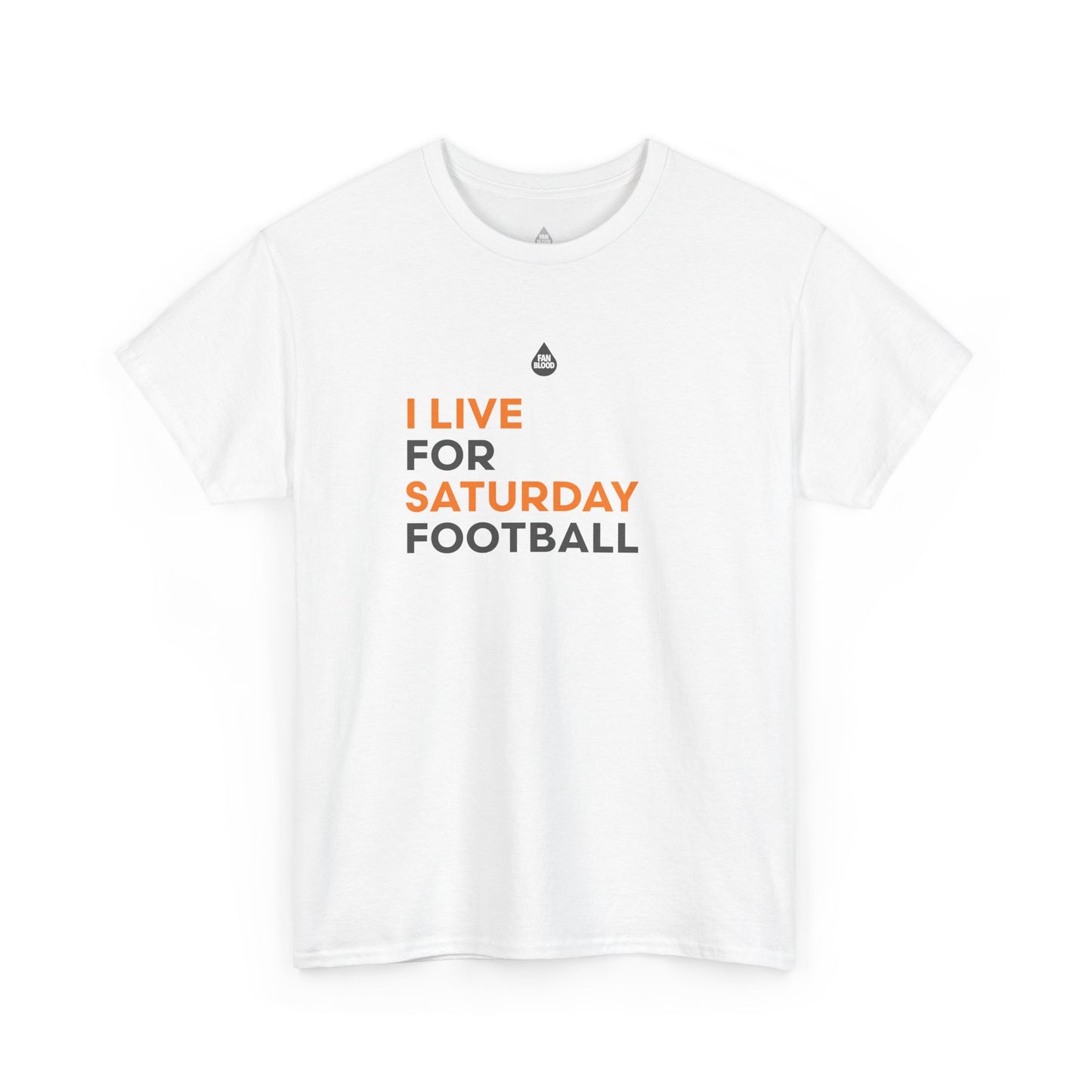 Orange & Gray Saturday Football T-Shirt