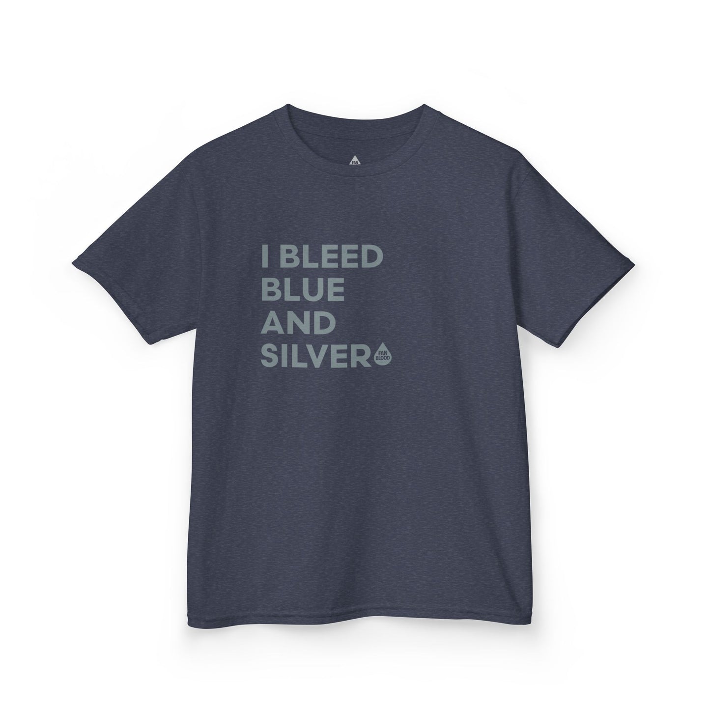 I Bleed Blue & Silver Kid's T