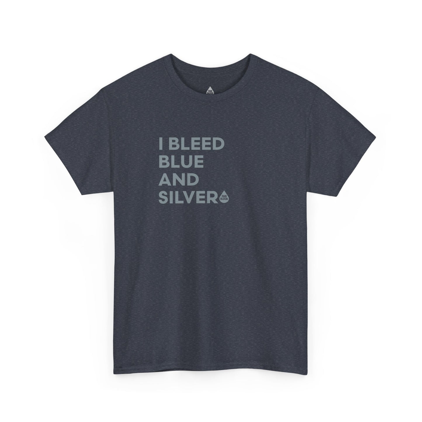 I Bleed Blue & Silver T-Shirt