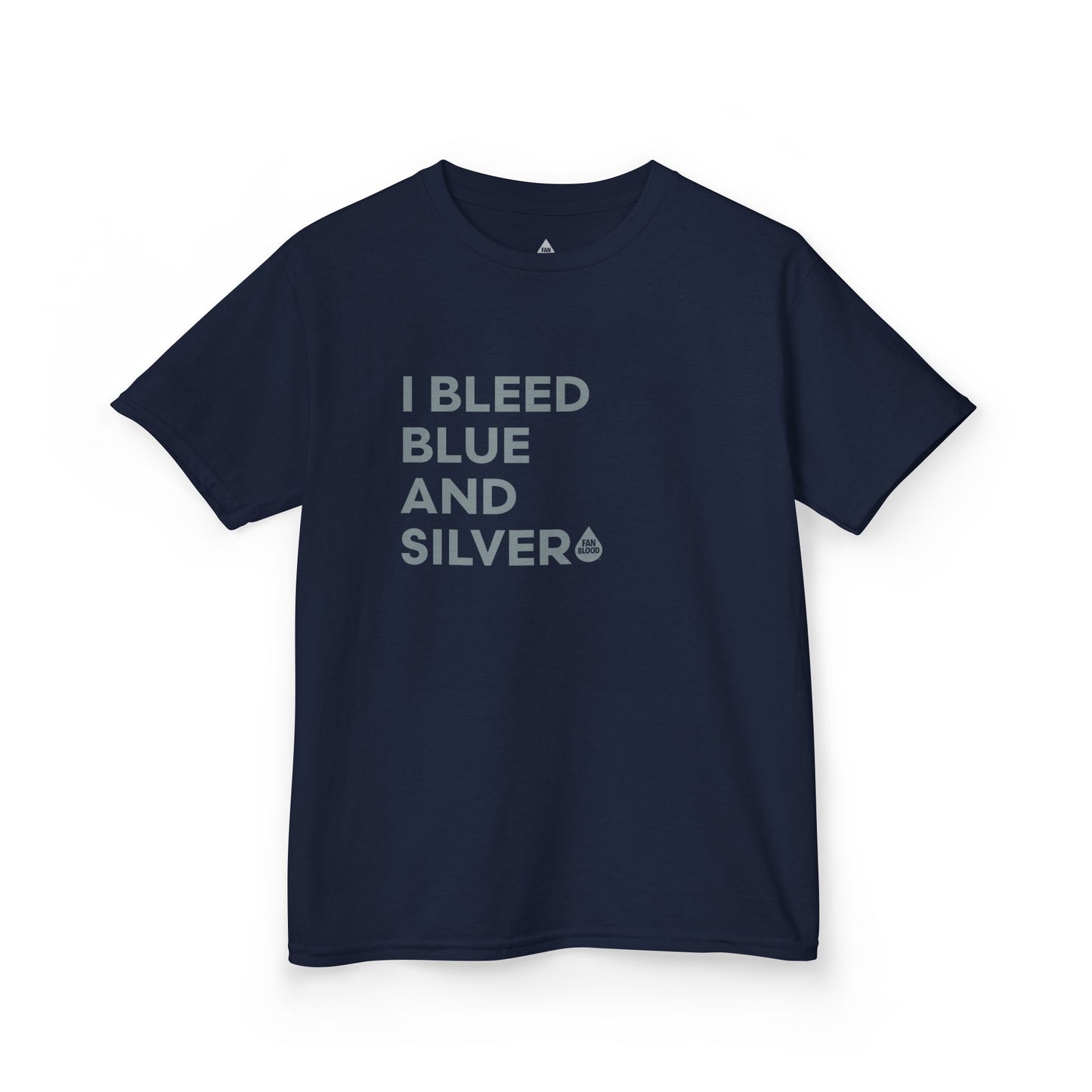 I Bleed Blue & Silver Kid's T