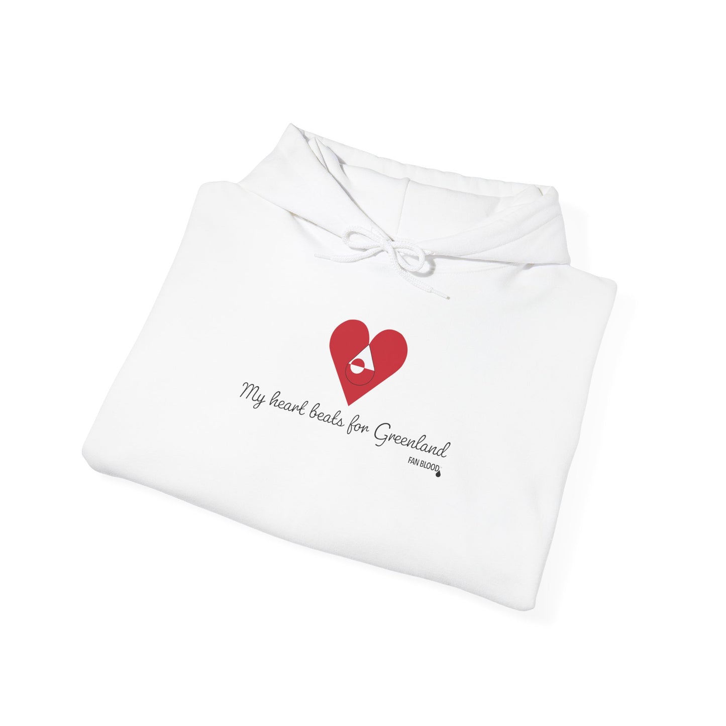 Greenland Heart Beats Hoodie