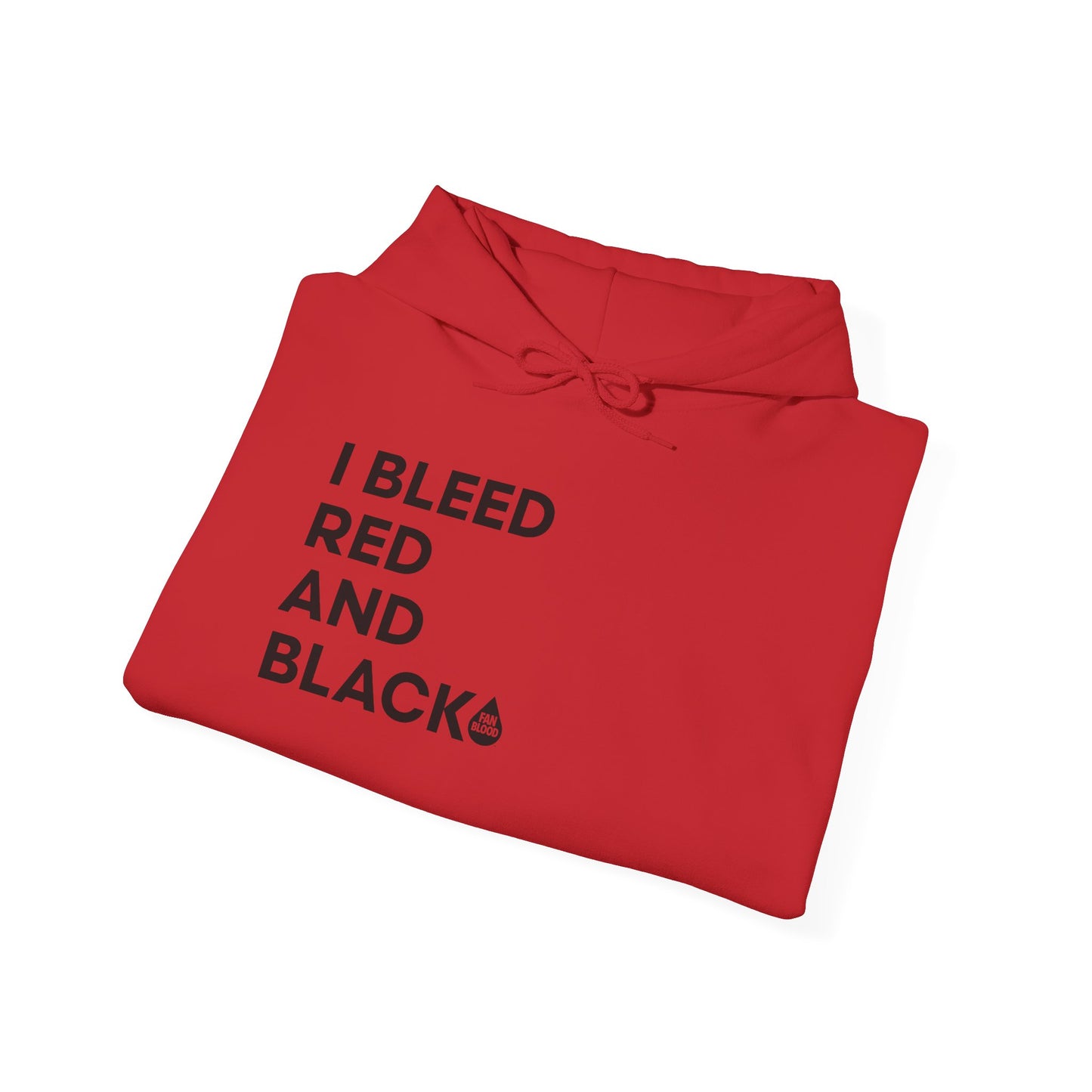 I Bleed Red & Black Hoodie