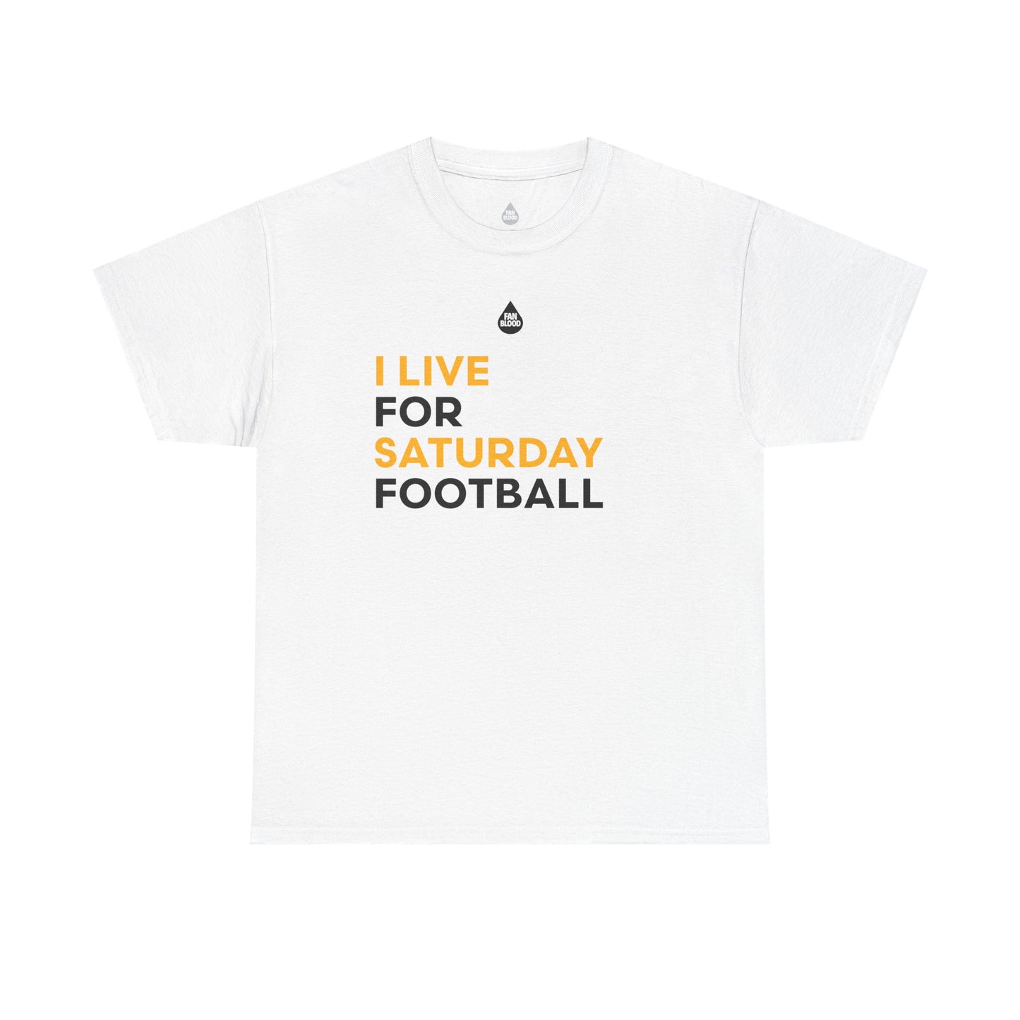 Gold & Black Saturday Football T-Shirt