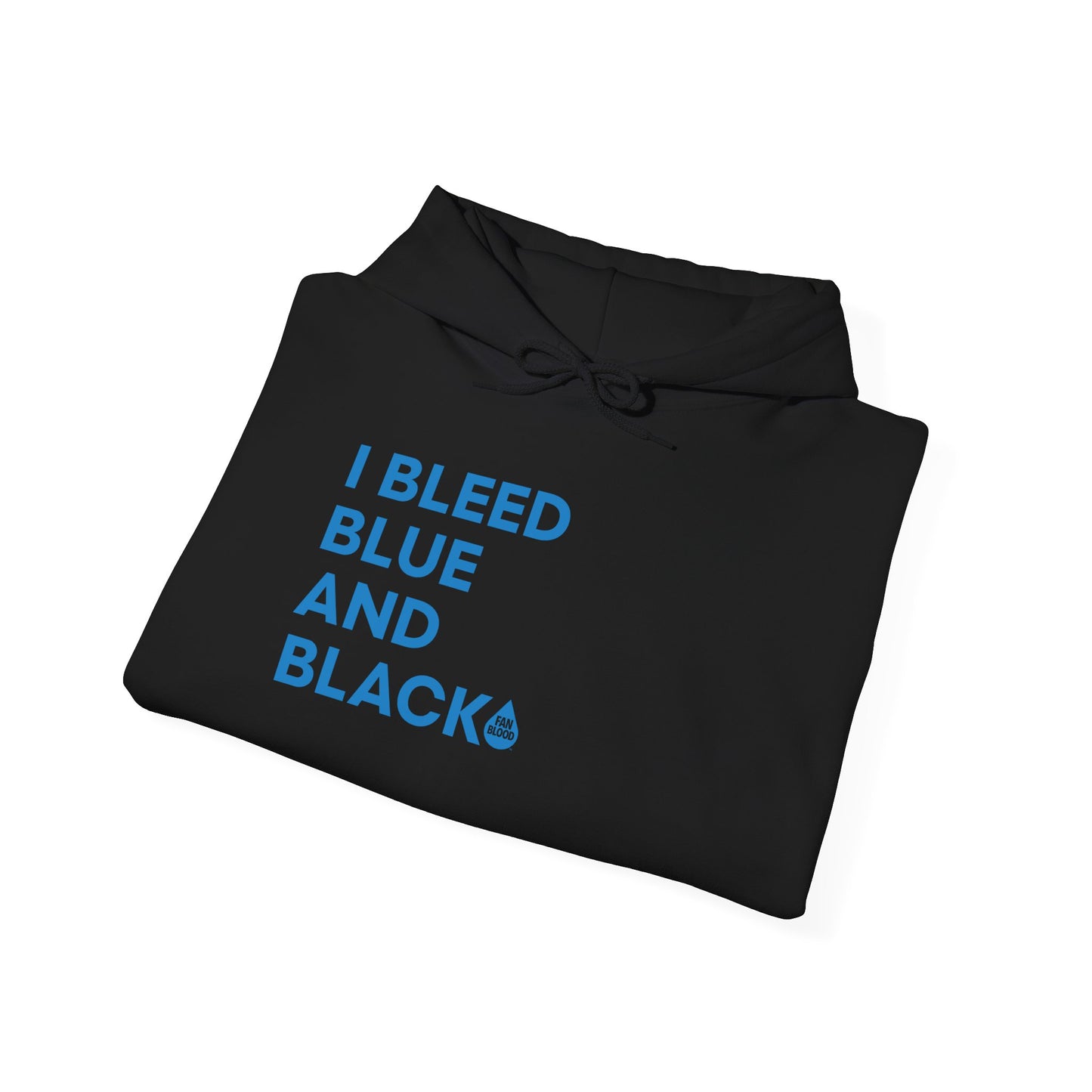 I Bleed Blue & Black Hoodie