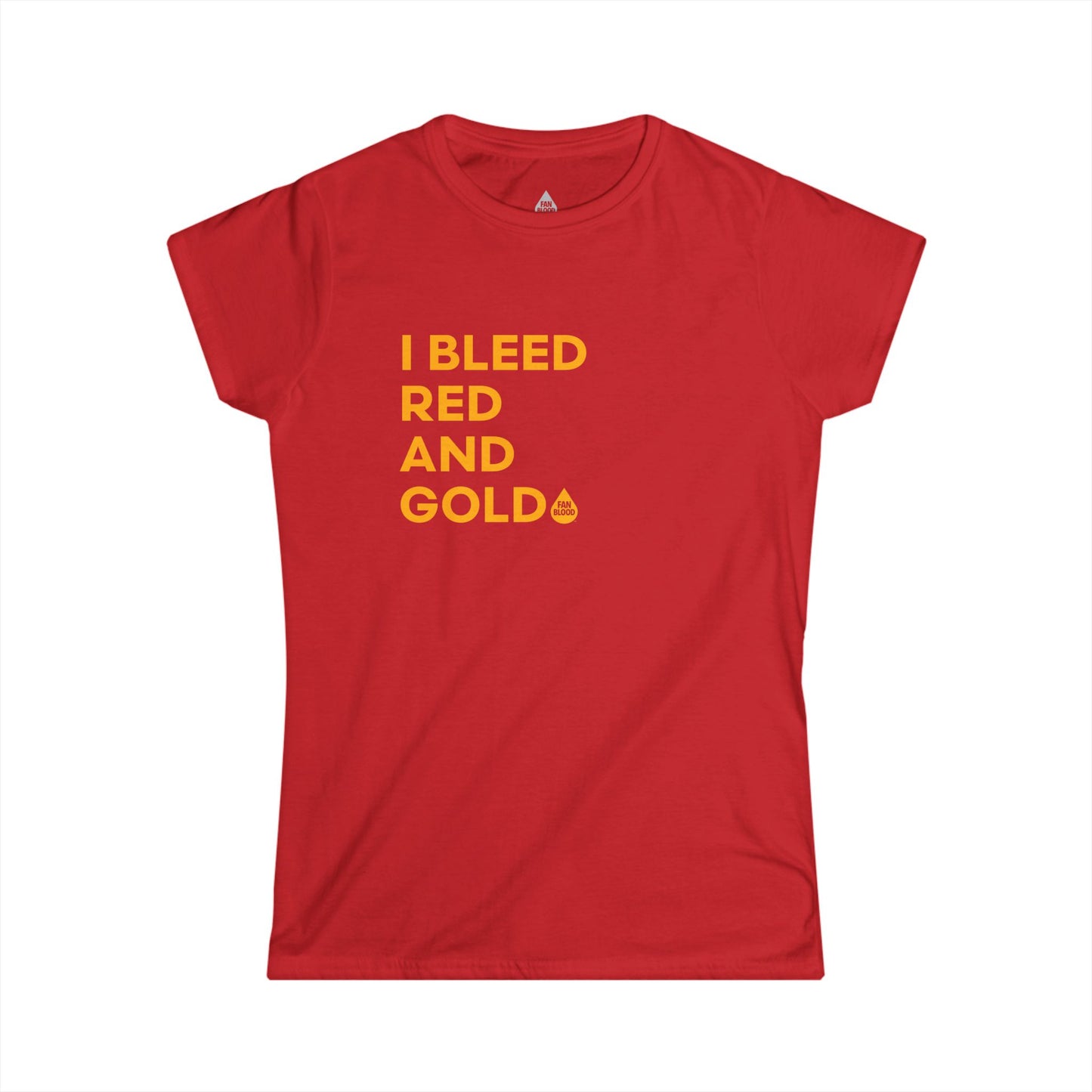 I Bleed Red & Gold Midwest Women's T