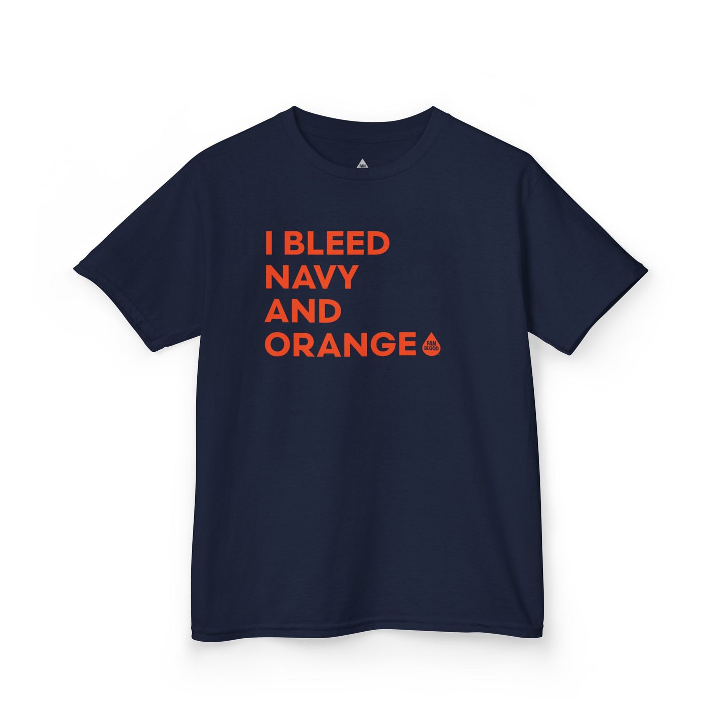 I Bleed Navy & Orange Kid's T