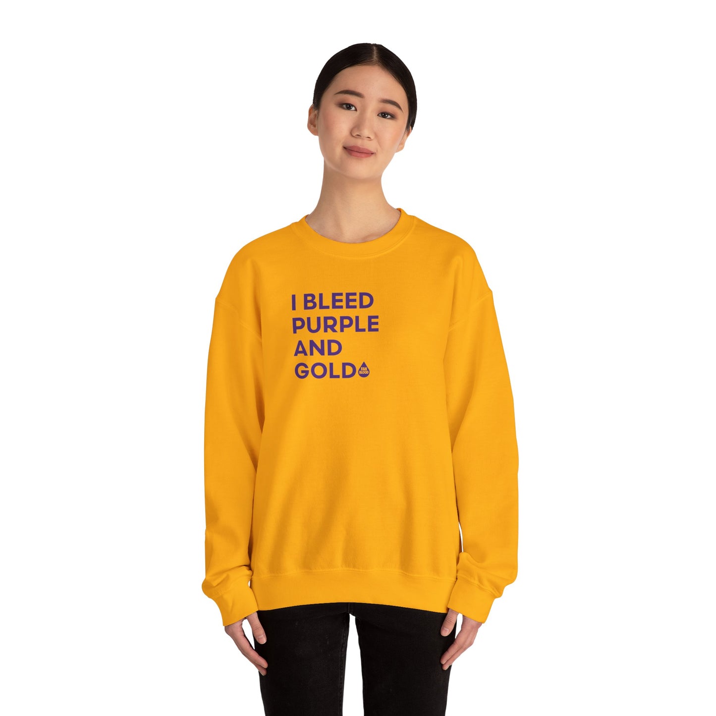 I Bleed Purple & Gold Sweatshirt