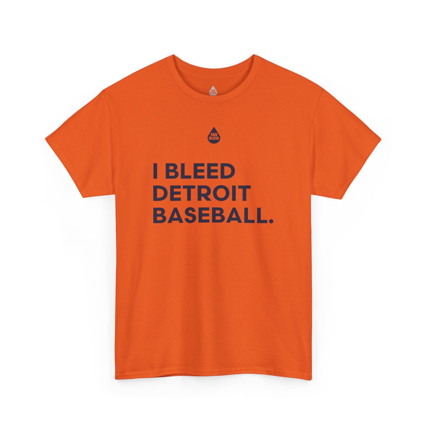 I Bleed Detroit Baseball T-Shirt